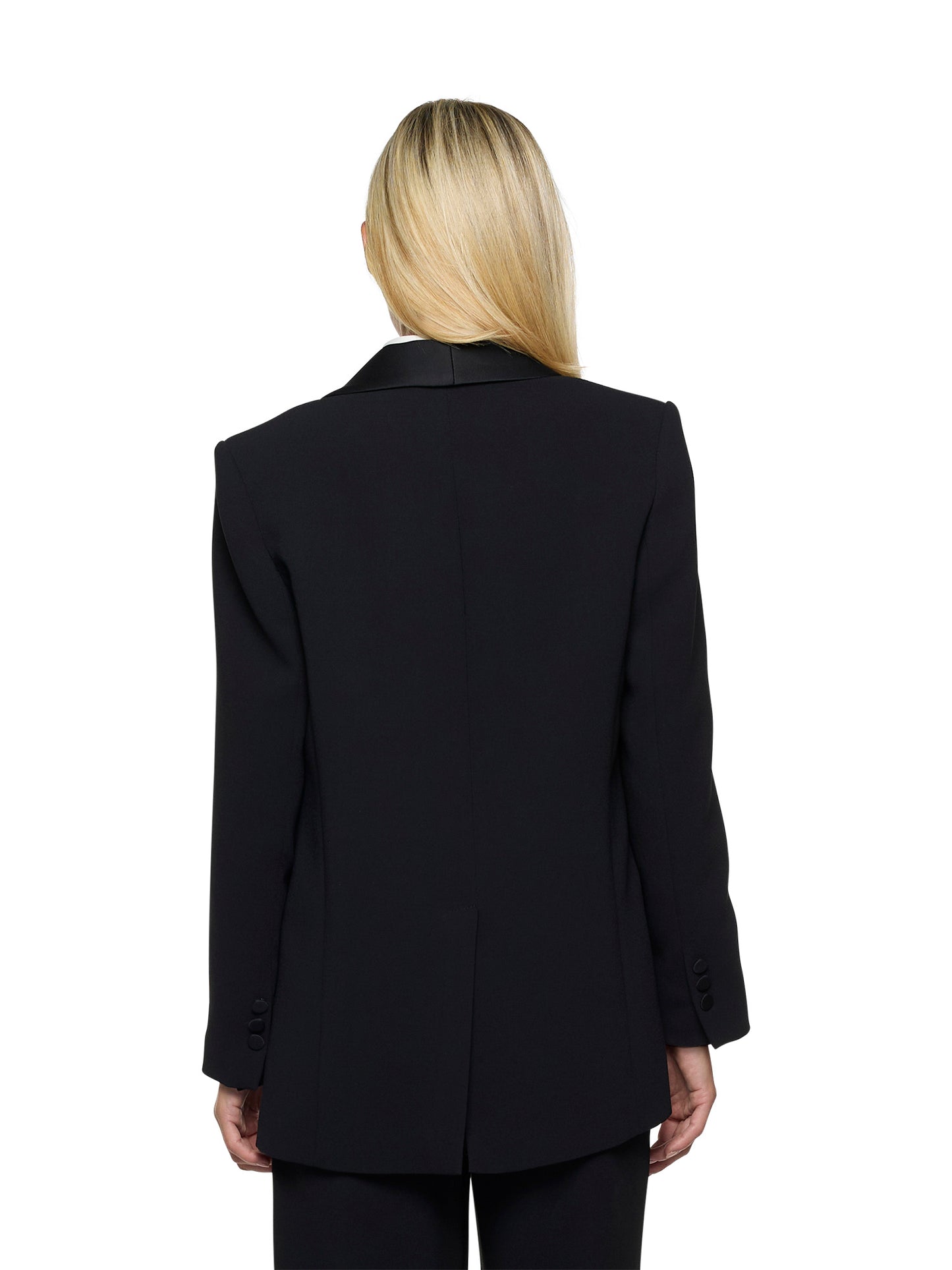 Giacca smocking in enver satin