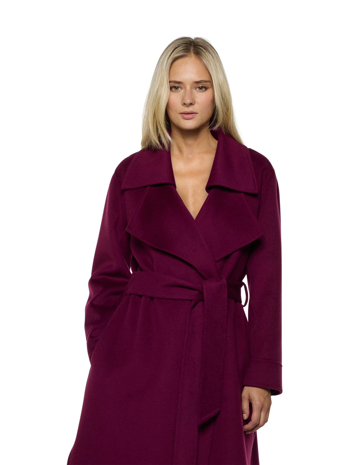 Cappotto basic doppiato in lana