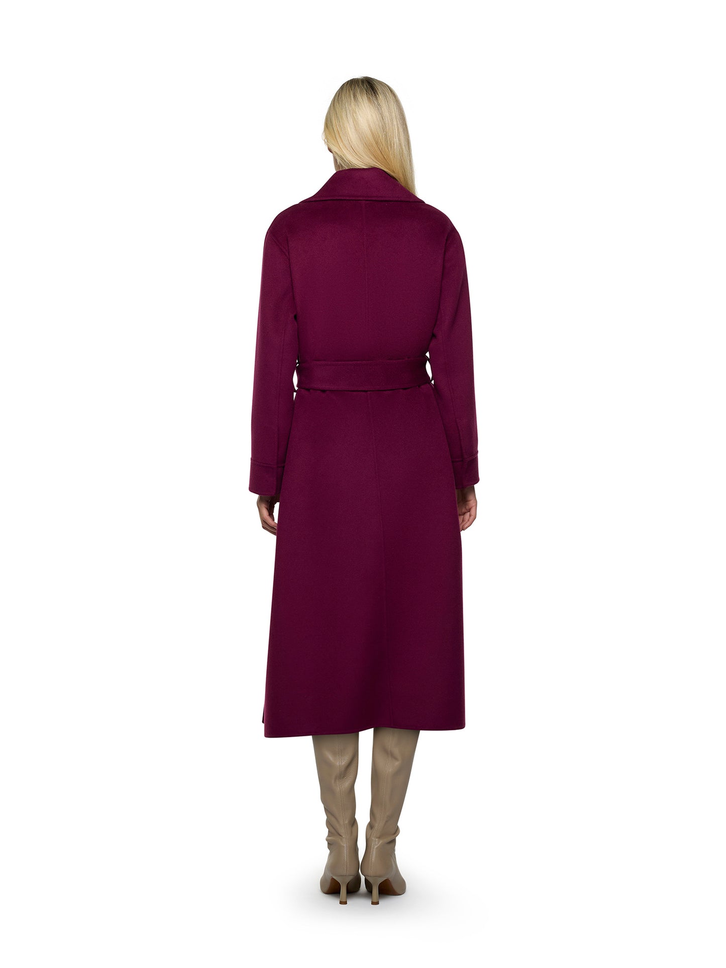 Cappotto basic doppiato in lana