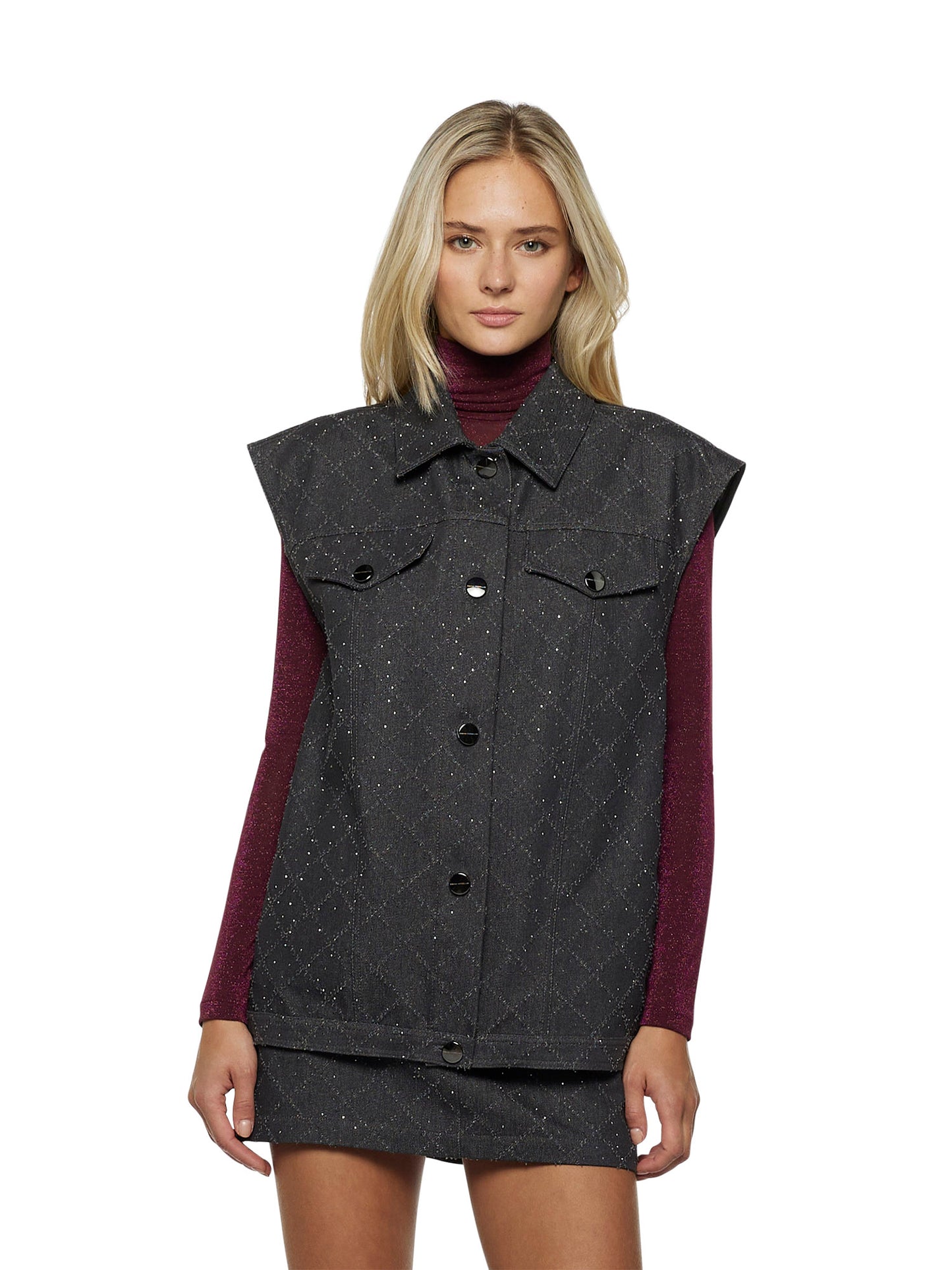 Gilet in denim