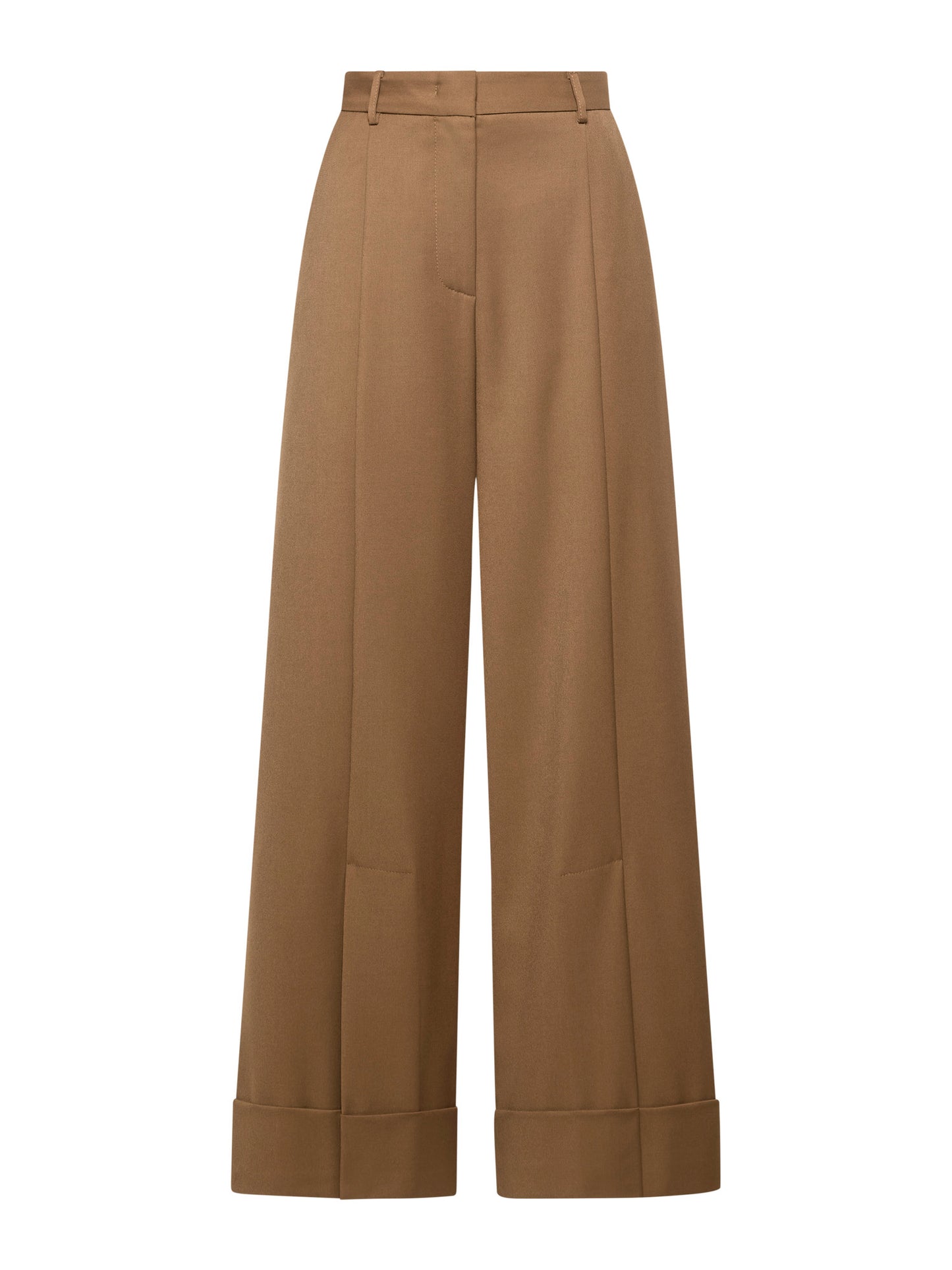Comfortable tailored cropped pants with cuff