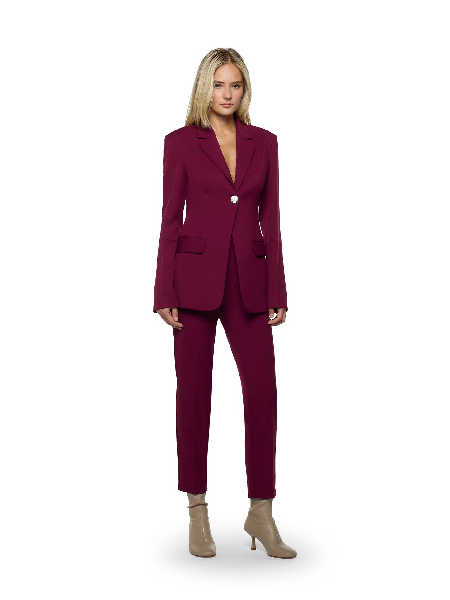 Cigarette pants in combed comfort