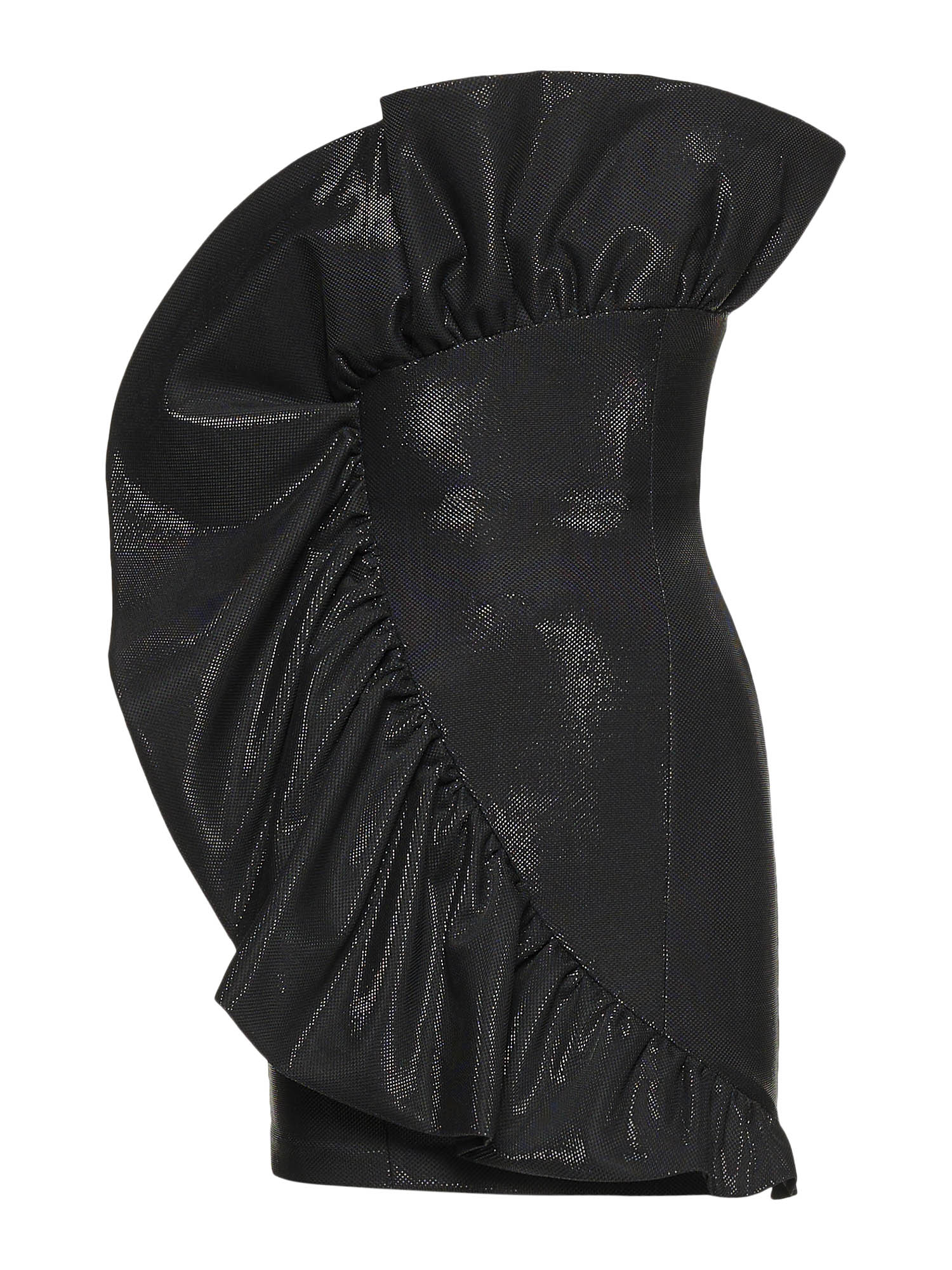 Double lurex jersey maxi ruffle dress – simonacorsellini | Sommerkleider
