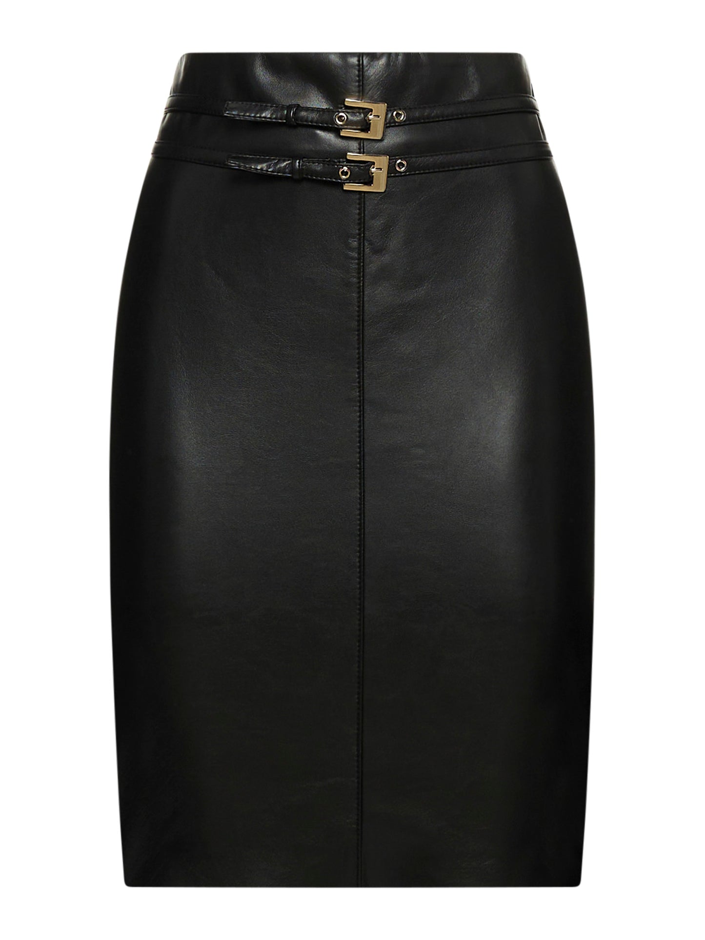 Faux leather pencil skirt – simonacorsellini