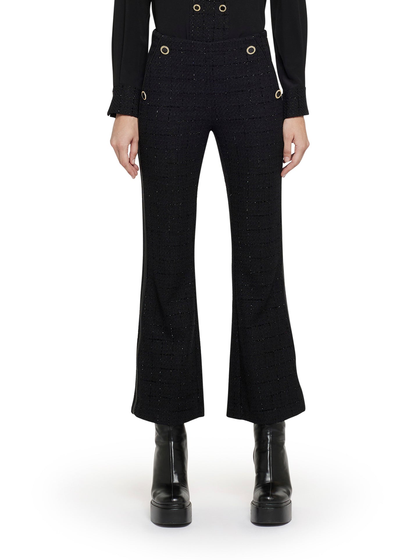 Chanel tweed cropped flare trousers – simonacorsellini