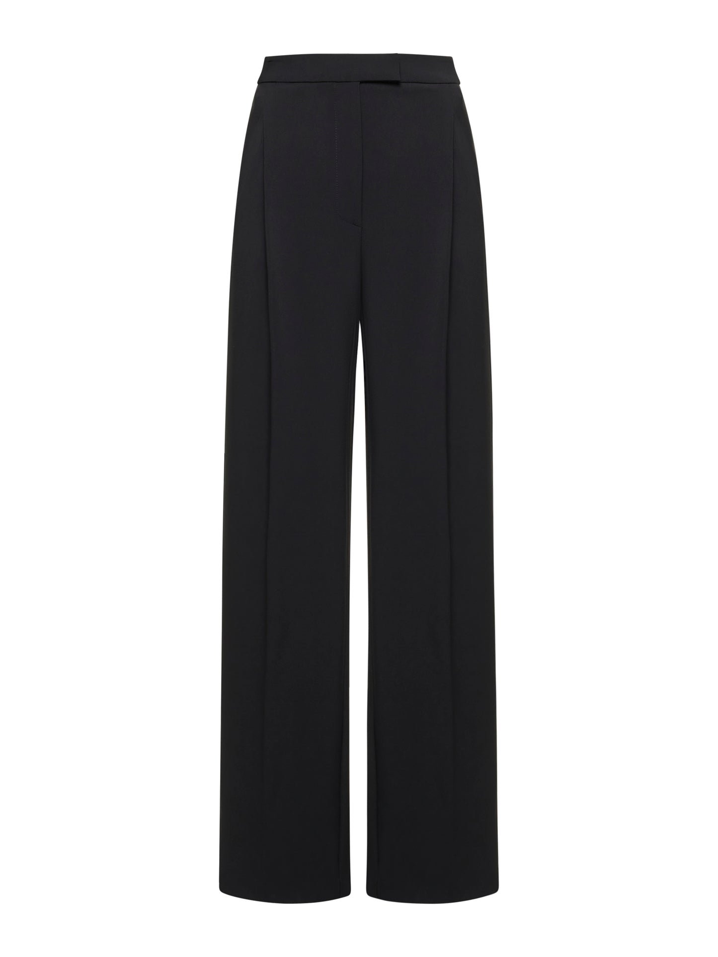 Wide-leg trousers in glamorous crepe