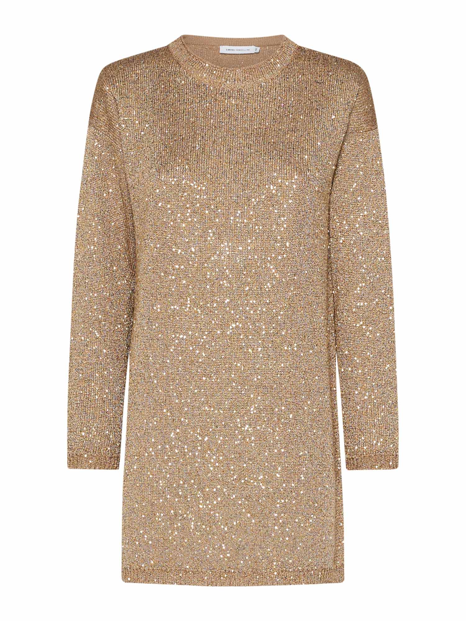 Space Simona Corsellini Abito in paillettes con over dietro