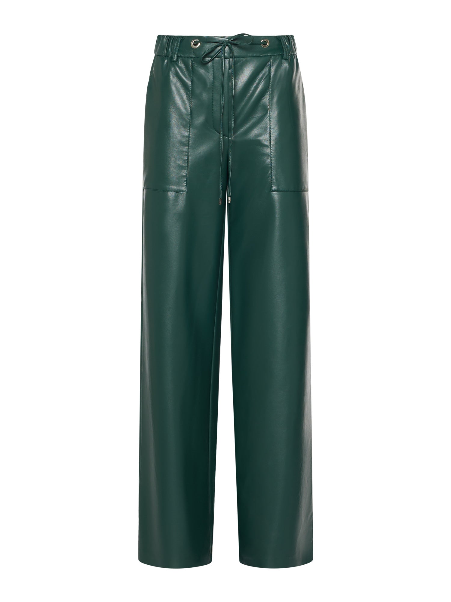 Space Simona Corsellini Pantalone largo in vegan leather