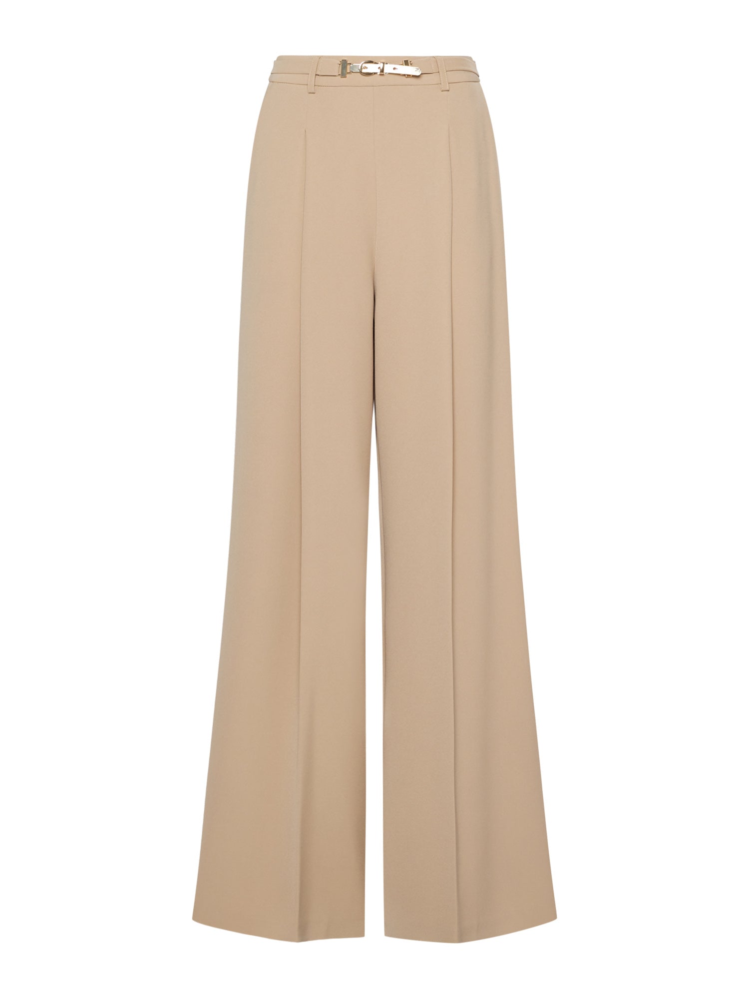 Space Simona Corsellini Pantalone largo con fibbia oro