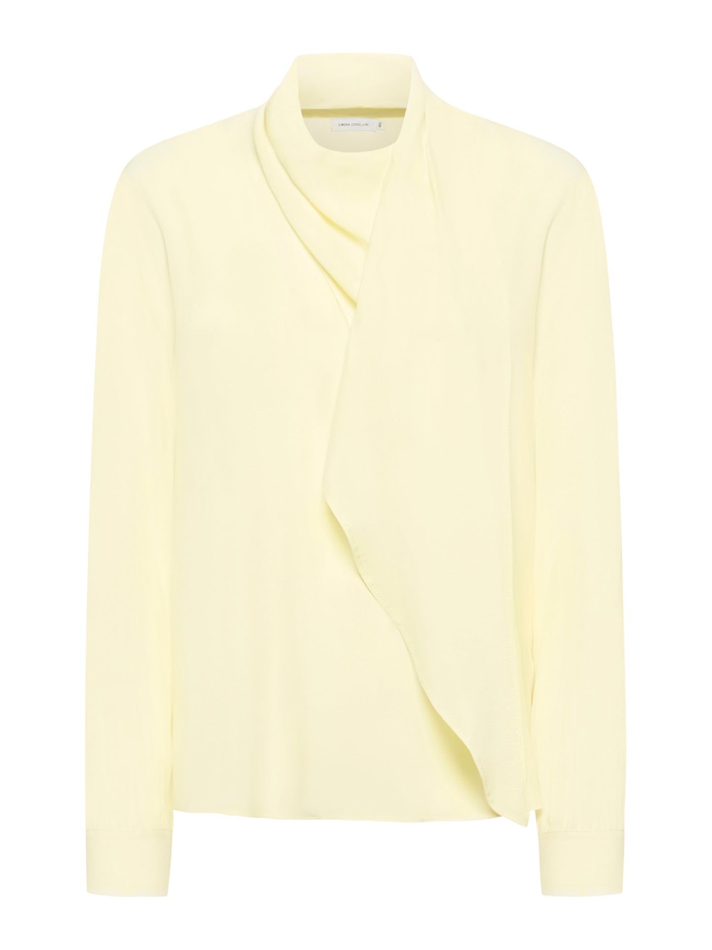 Silk acetate scarf shirt