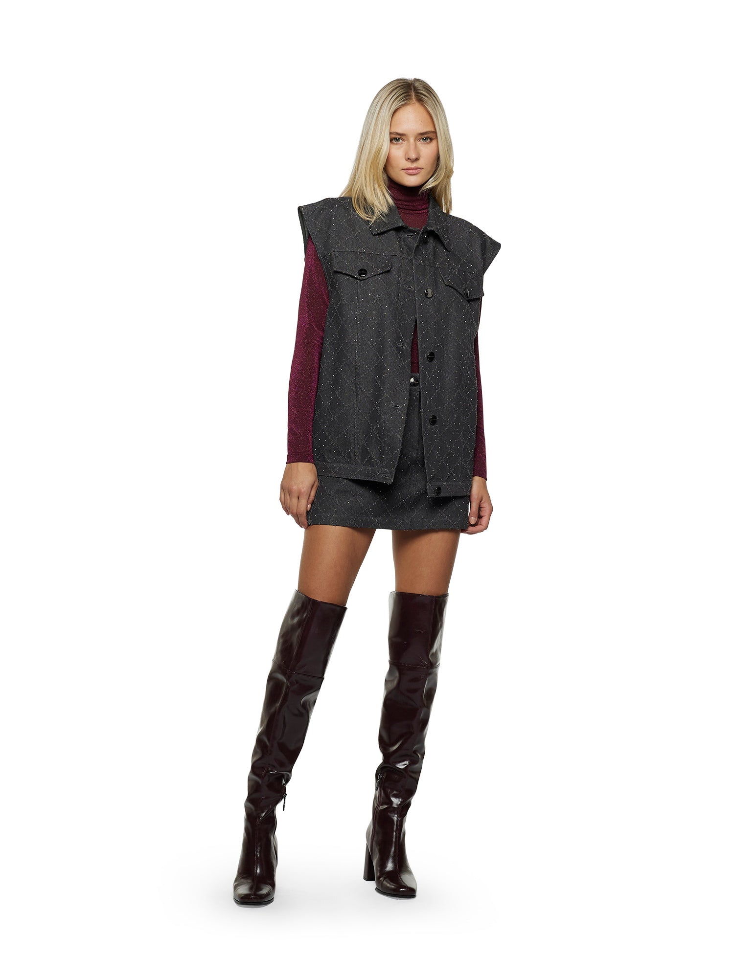 Gilet in denim