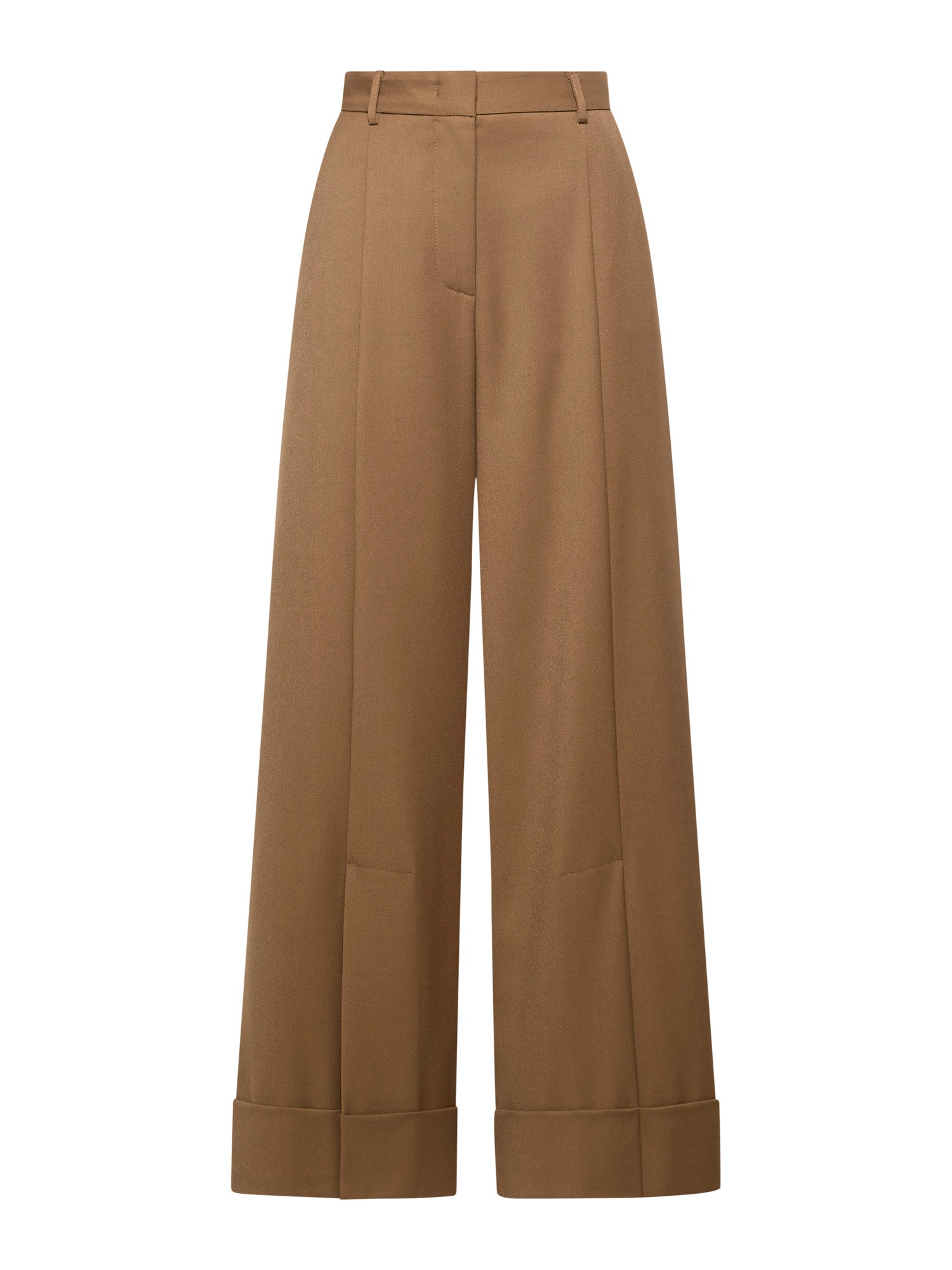 Comfortable tailored cropped pants with cuff