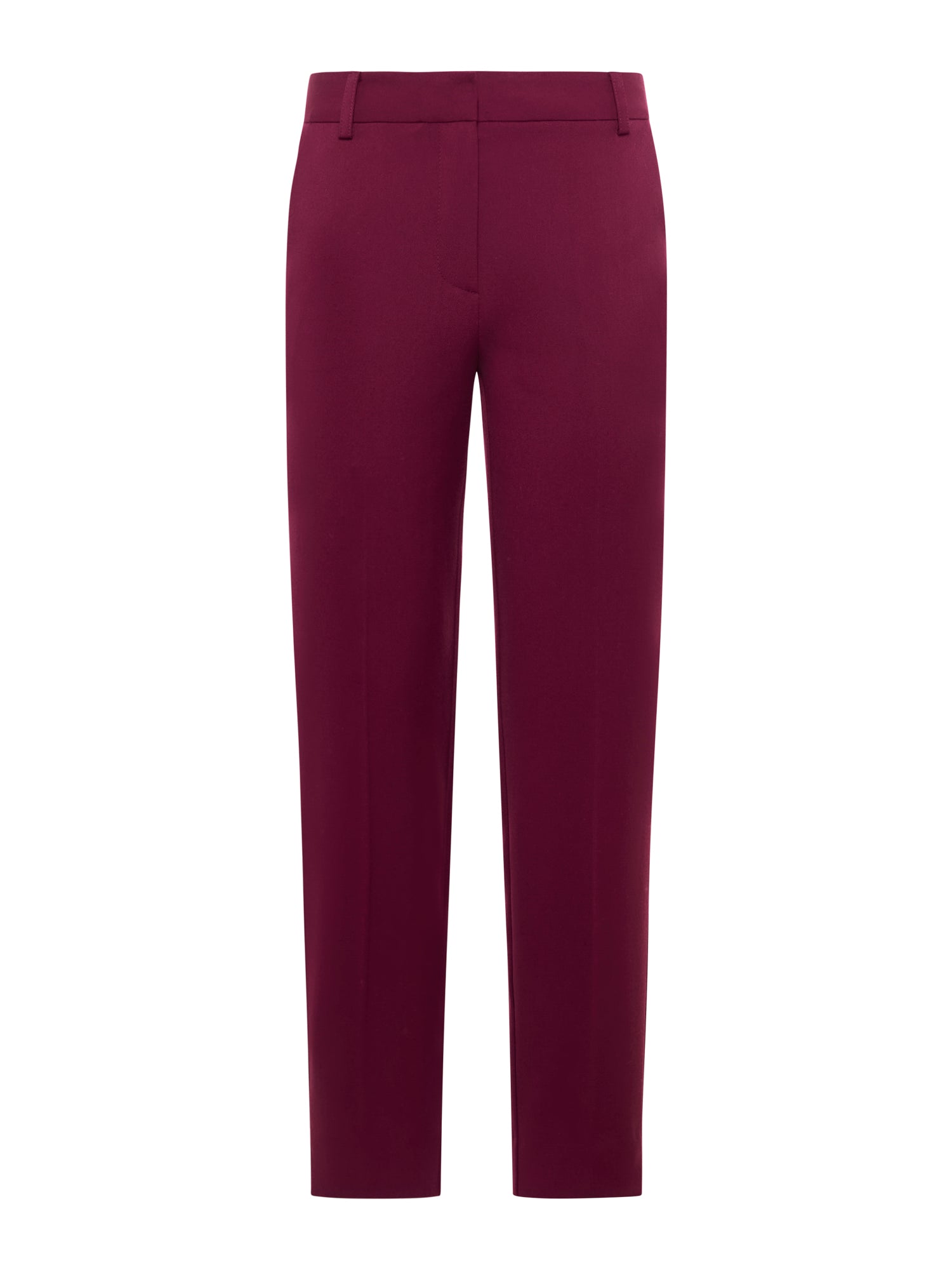 Pantaloni a sigaretta in pettinato comfort
