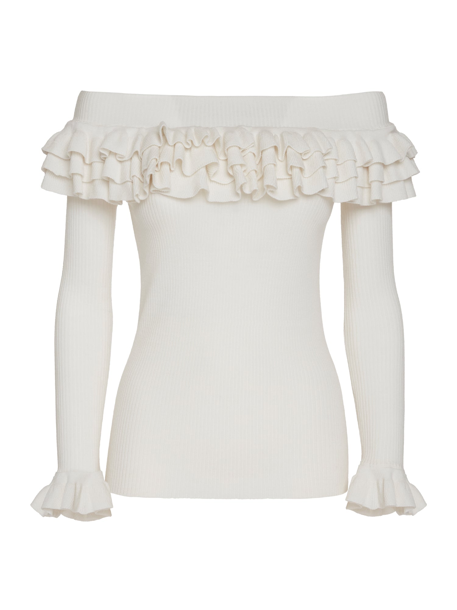 Off-the-shoulder sweater