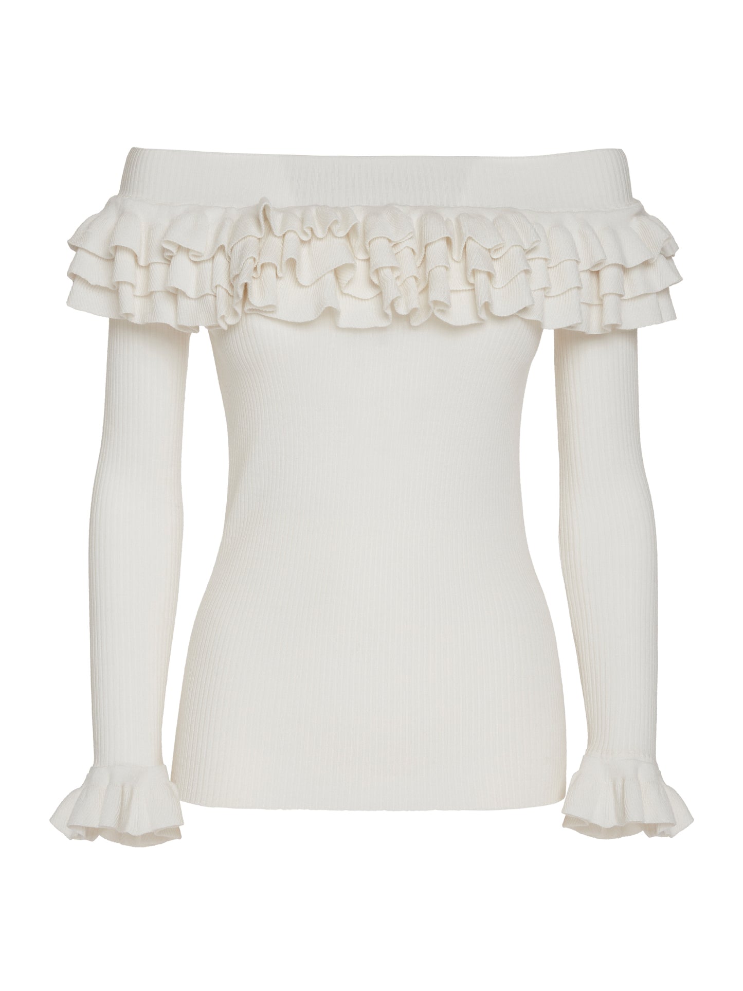 Off-the-shoulder sweater