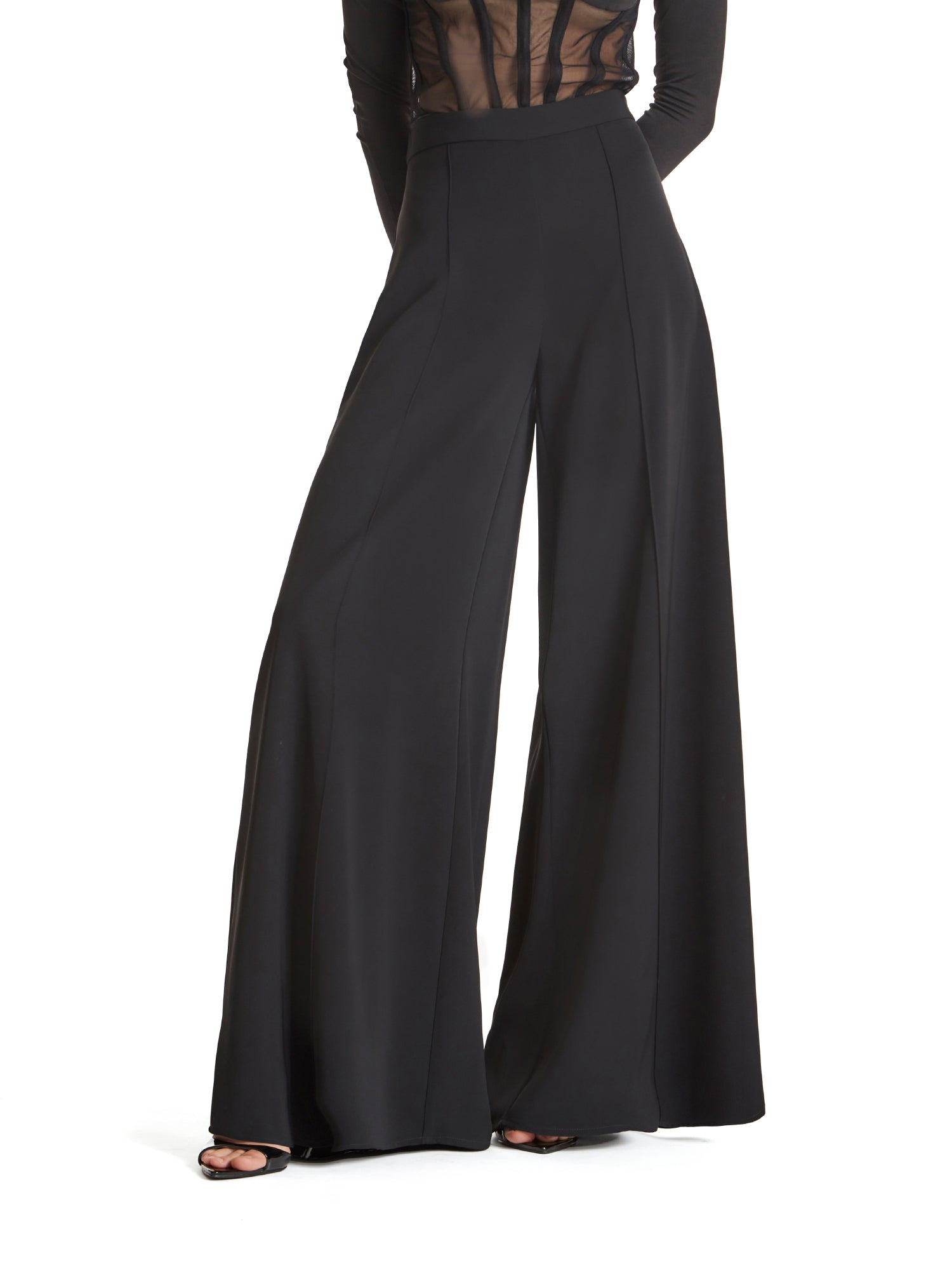 Extra-wide-leg trousers