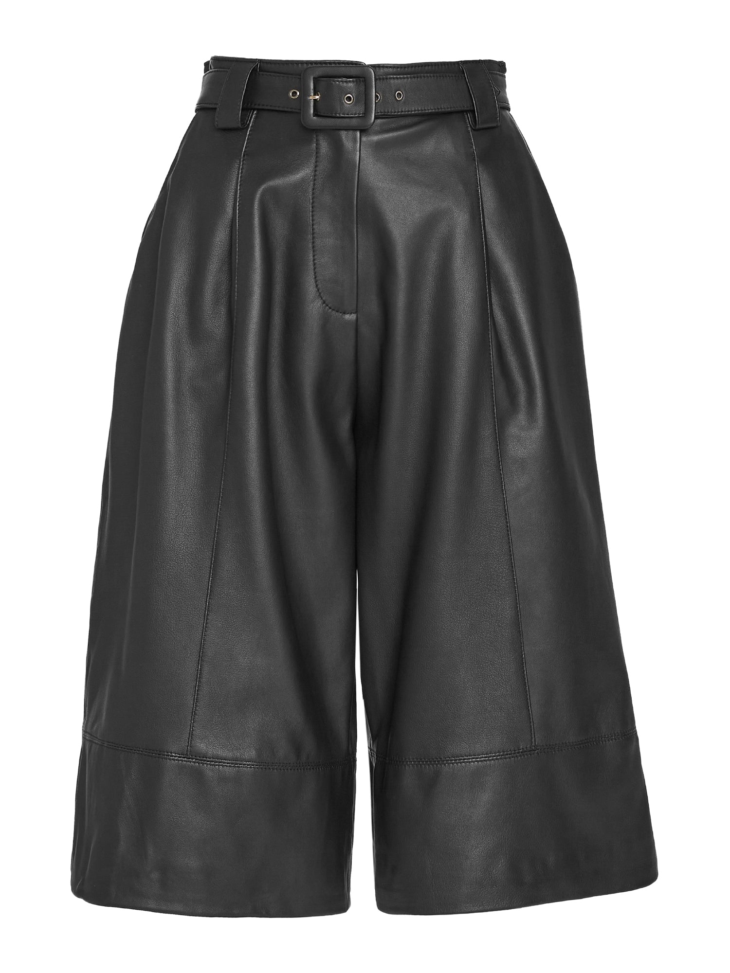 Bermuda in pelle