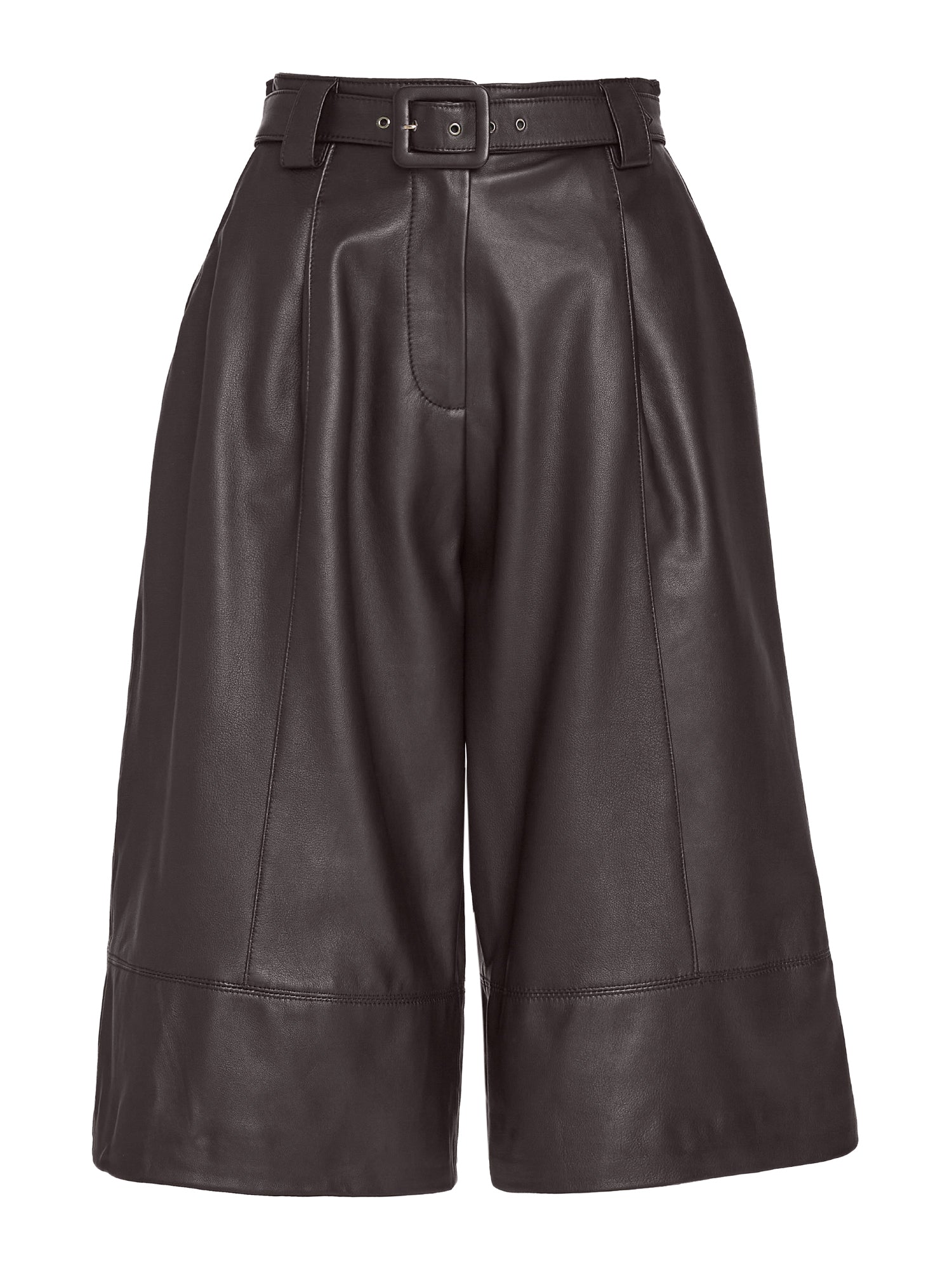 Bermuda in pelle