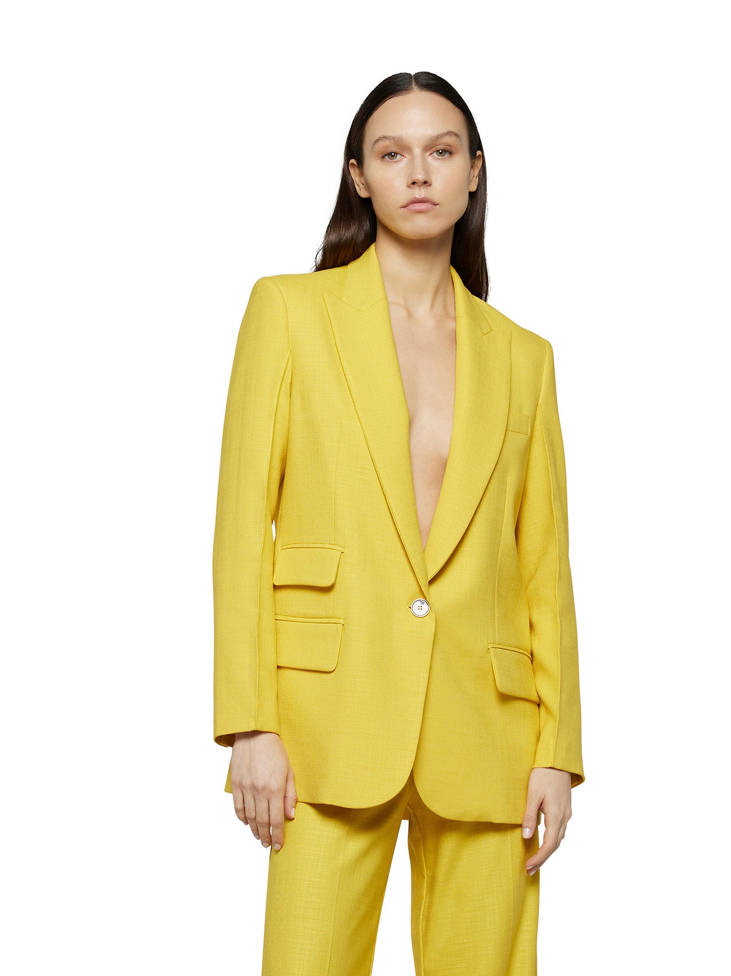 Simona Corsellini - Straight jacket in luxury textured fabric ...