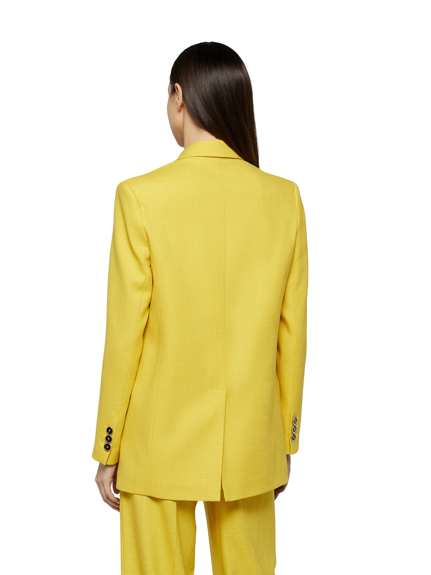 Straight jacket in luxury textured fabric