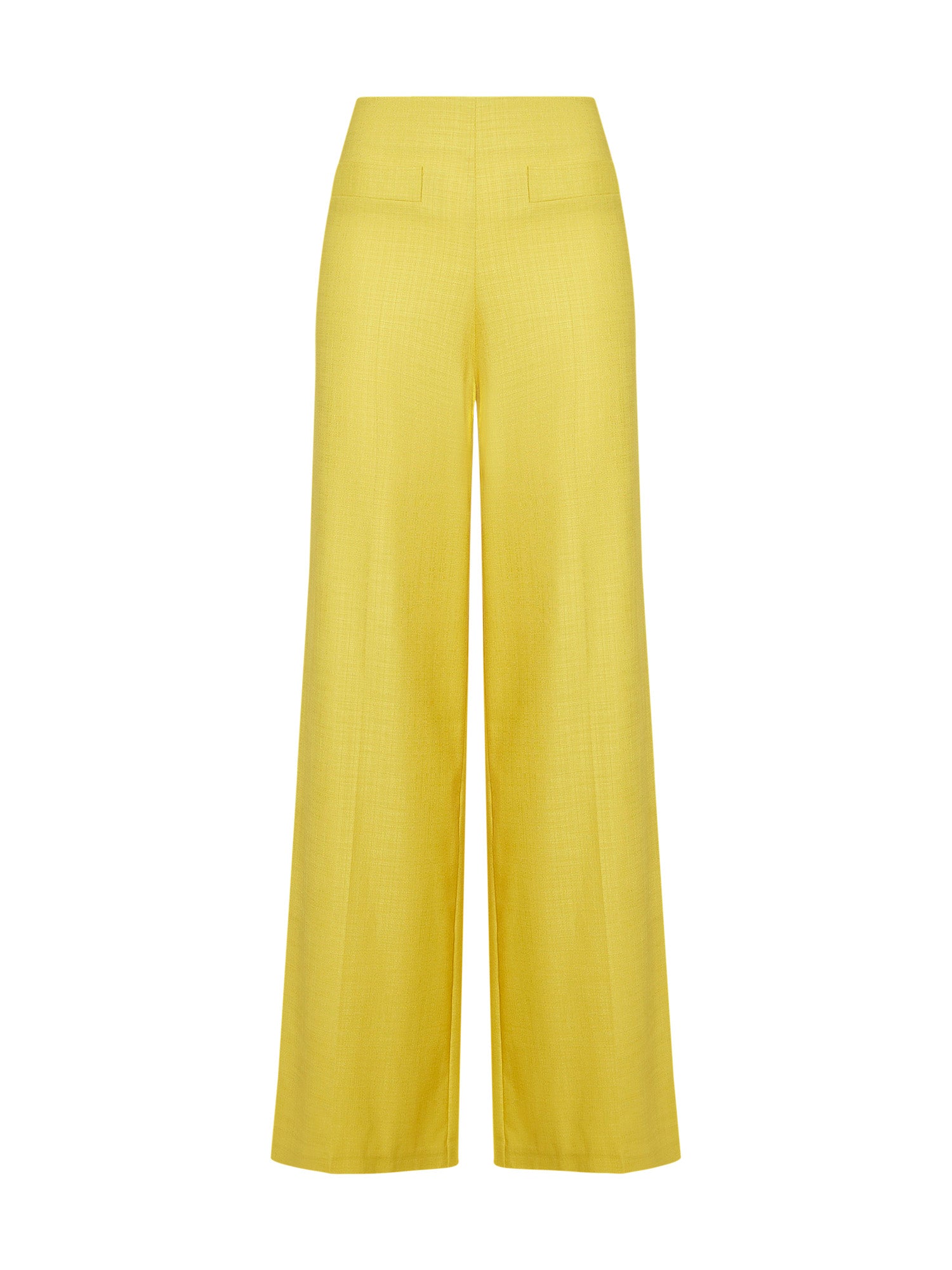 Wide trousers in luxury textured fabric