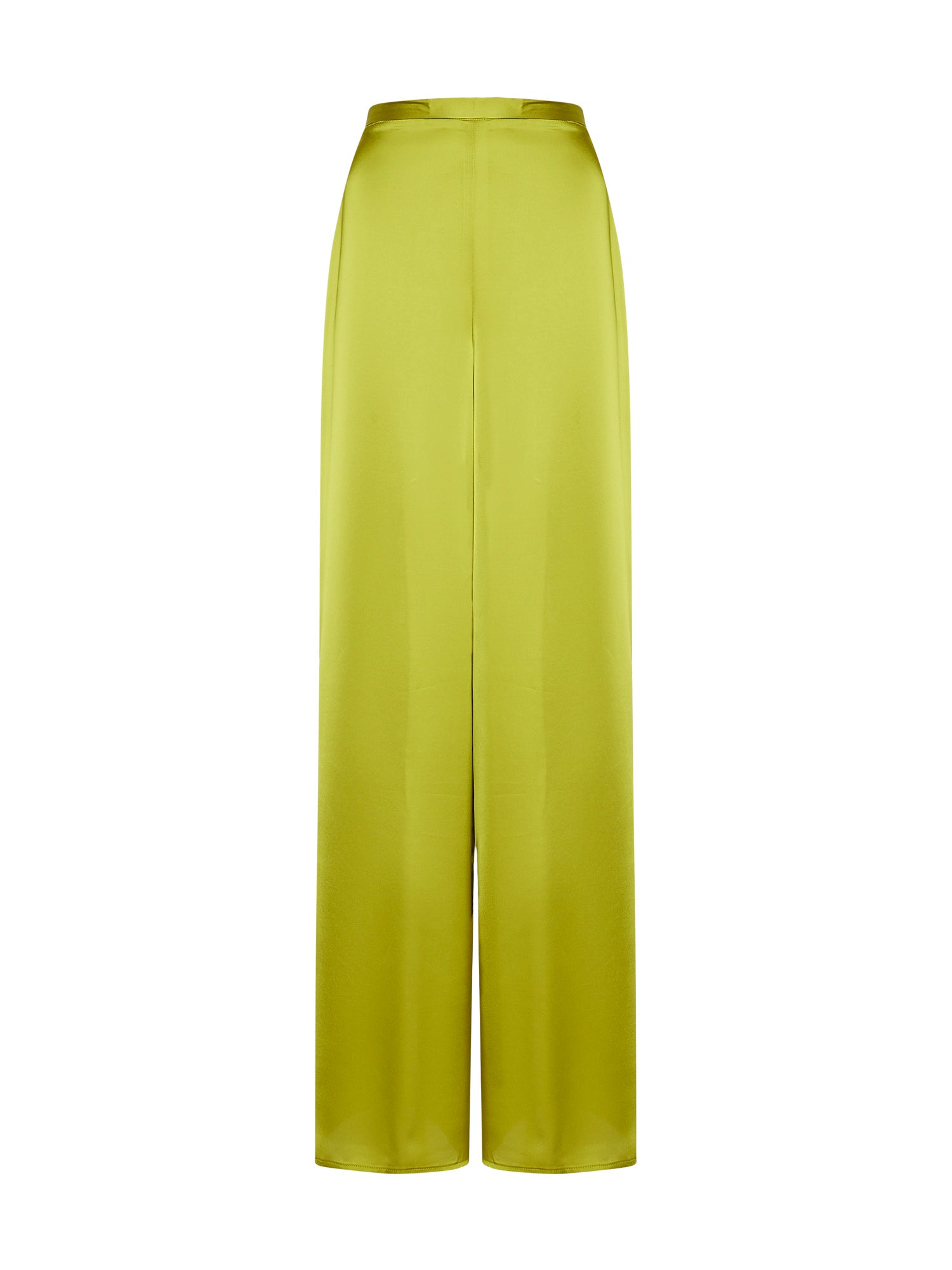 Space Simona Corsellini Pantalone palazzo in raso fluido
