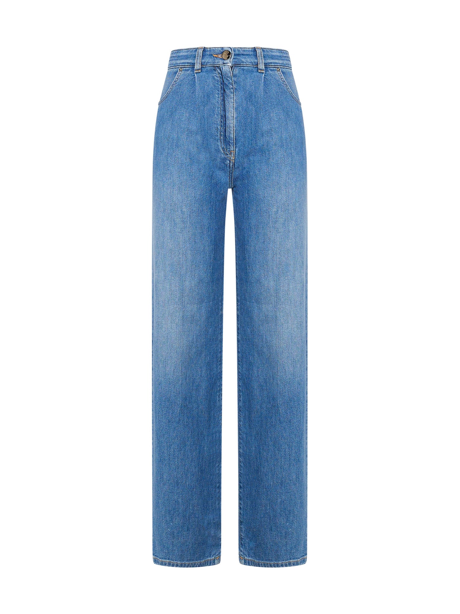 Space Simona Corsellini Denim con pinces in tela comfort meccanico