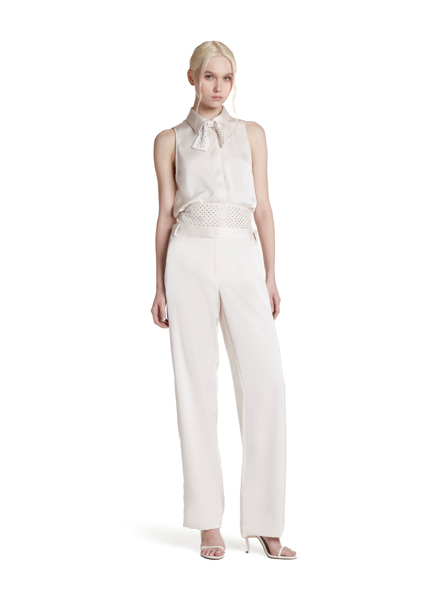 Straight leg trousers