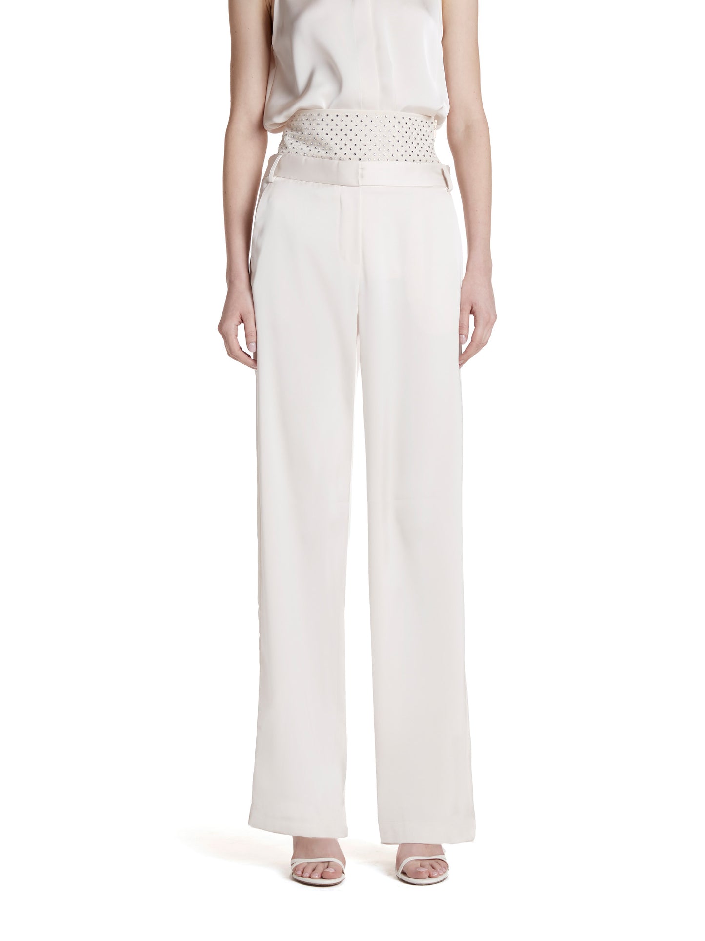 Straight leg trousers