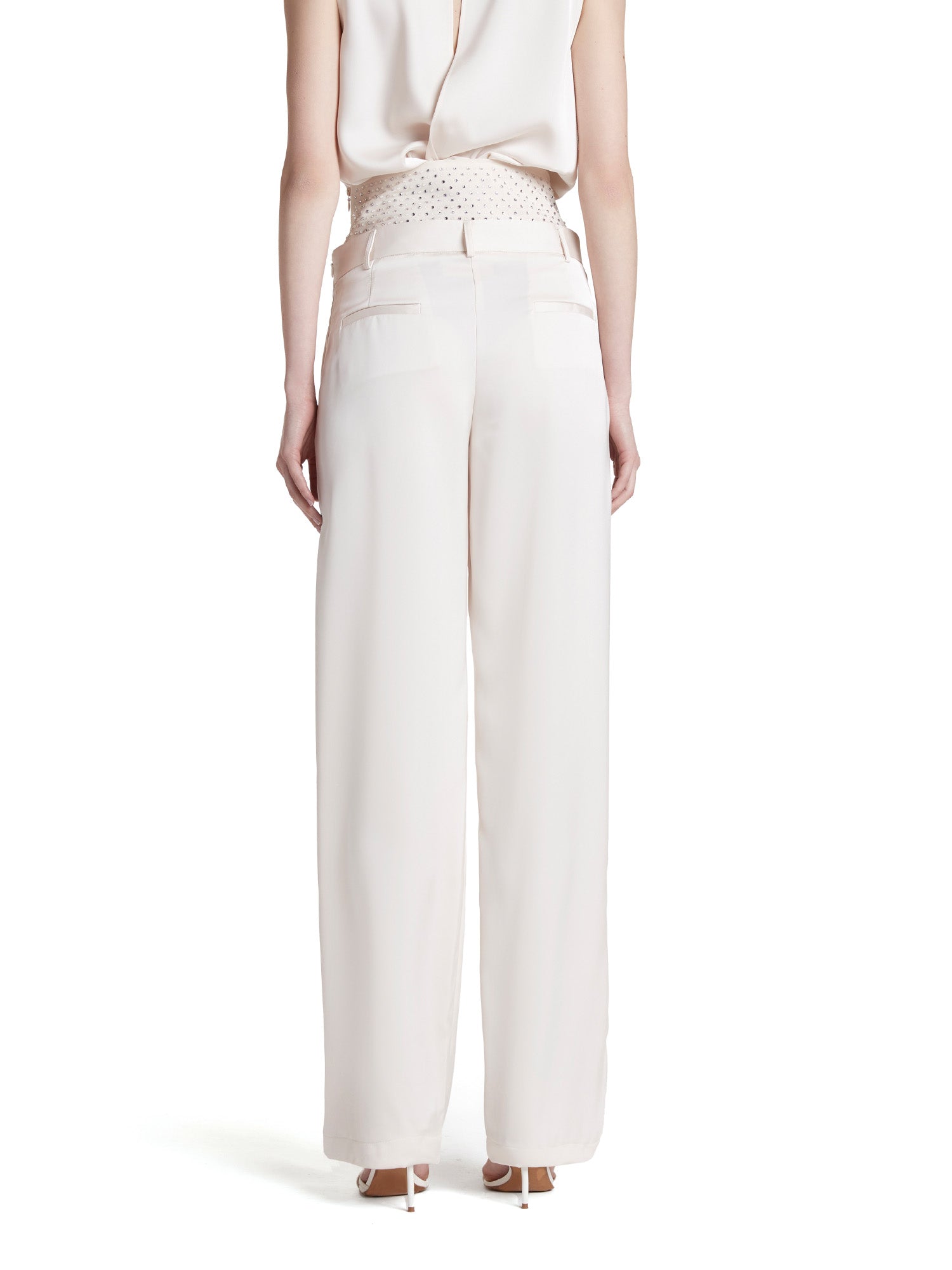 Straight leg trousers