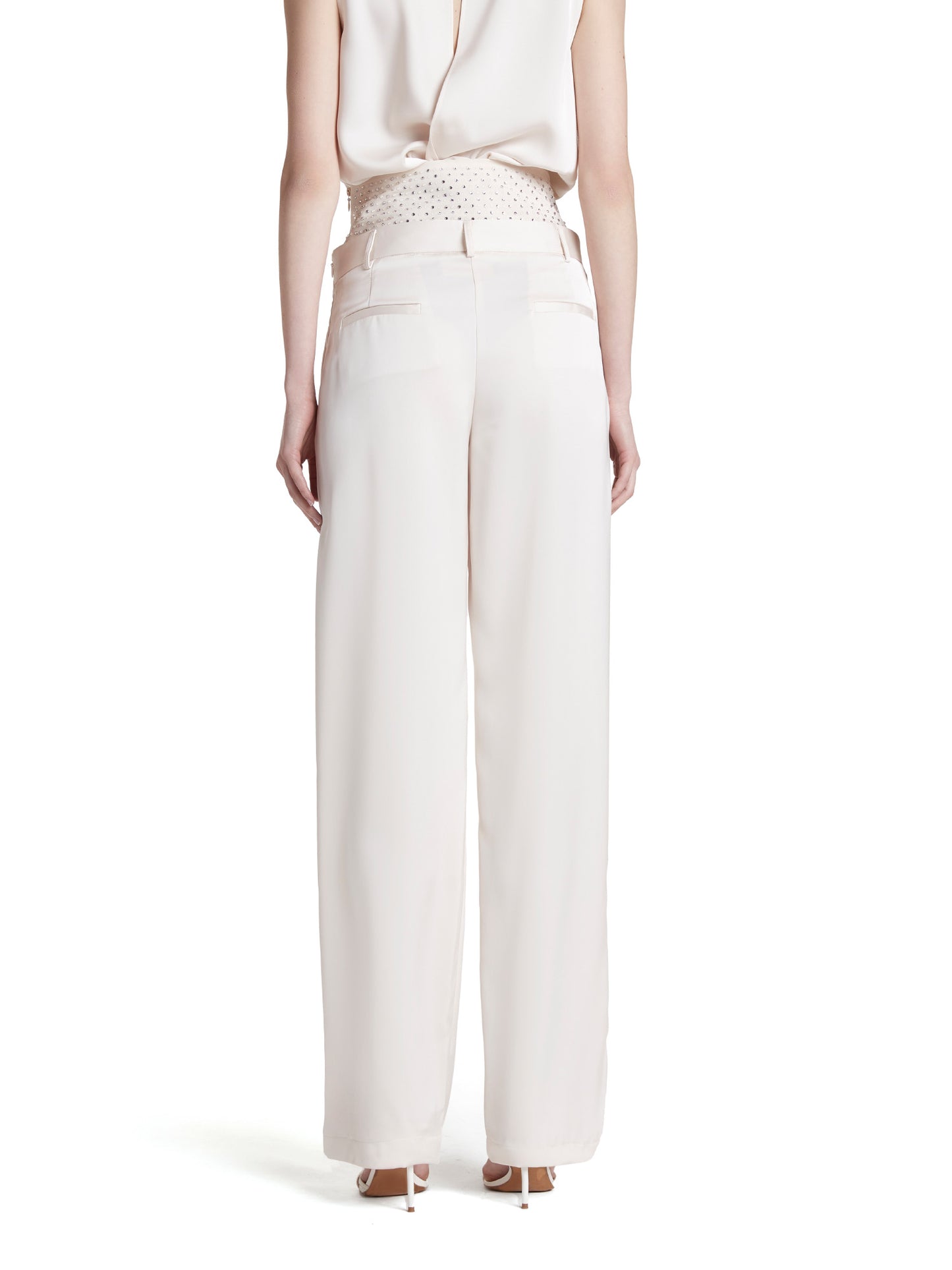 Straight leg trousers