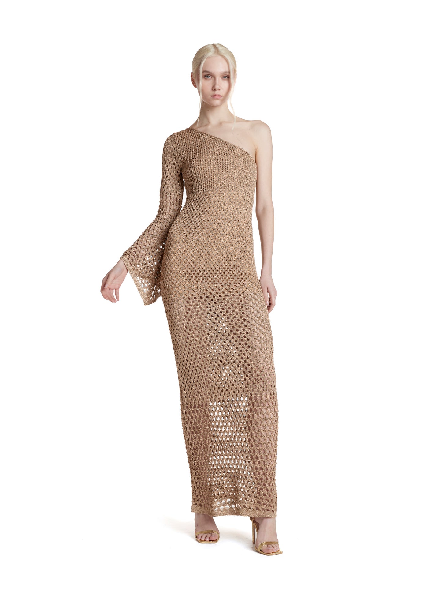 Long one-shoulder dress