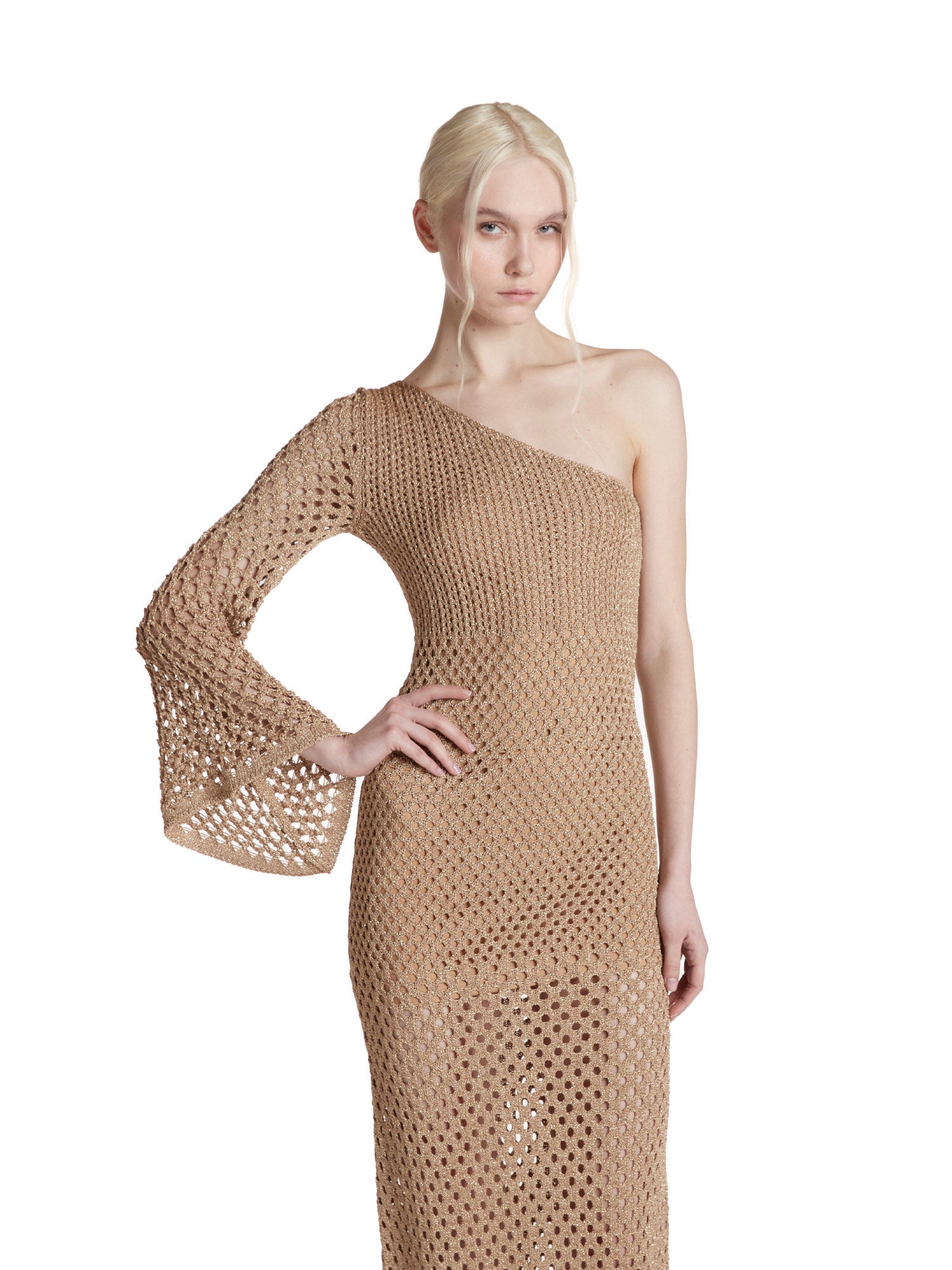 Long one-shoulder dress