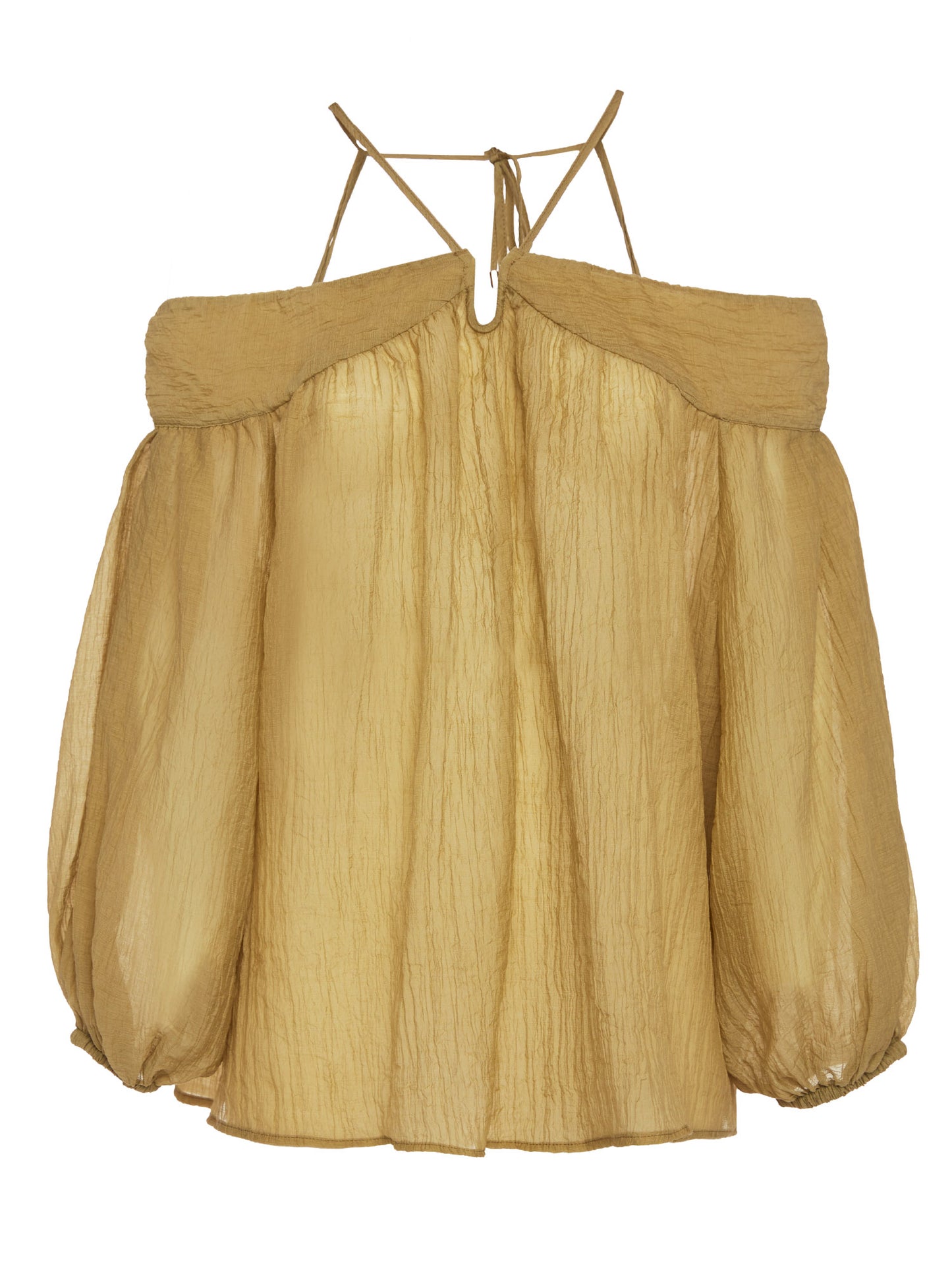 Off-the-shoulder blouse