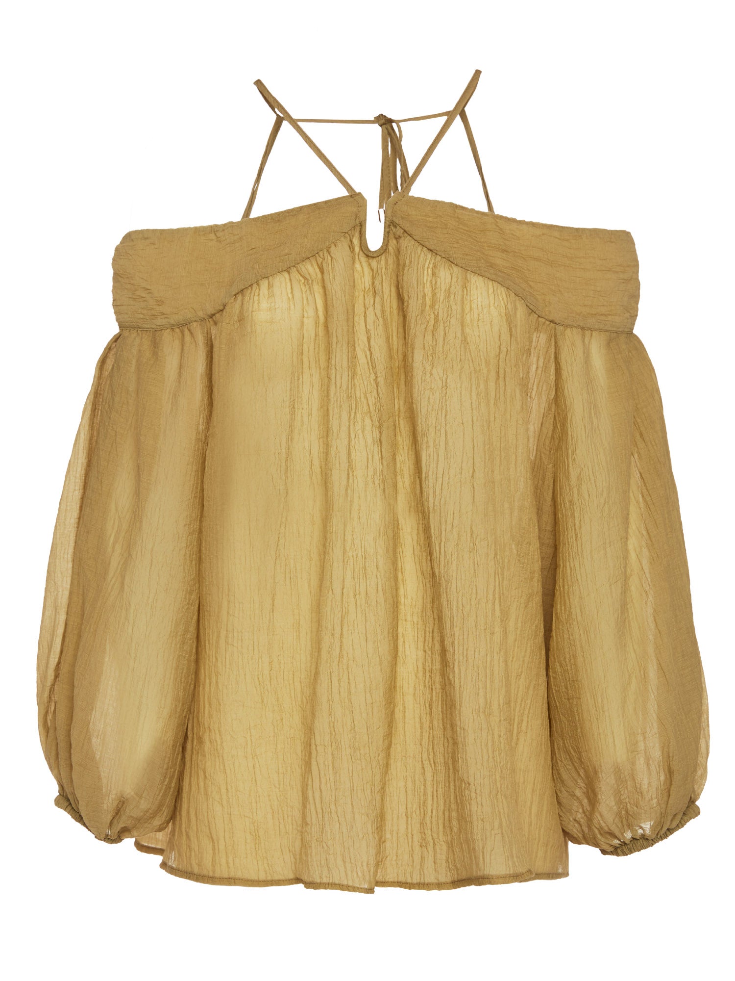 Off-the-shoulder blouse