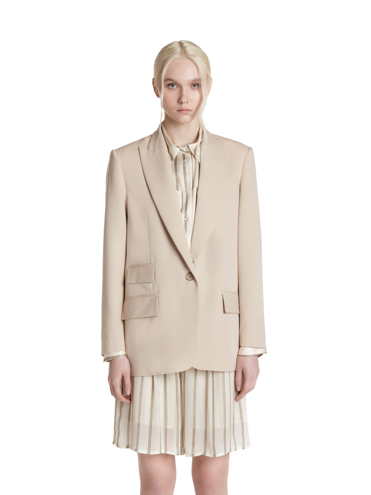 Flowing canvas jacket