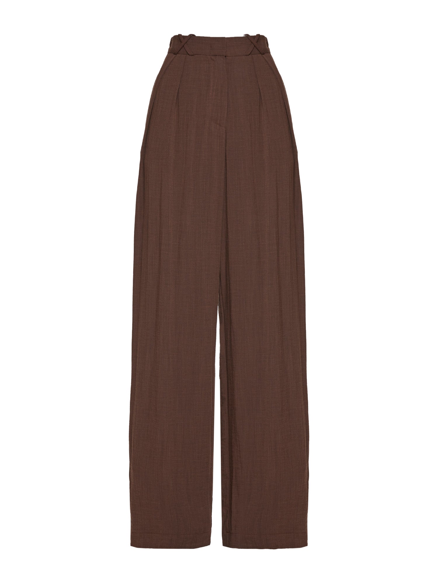 Flamed canvas trousers