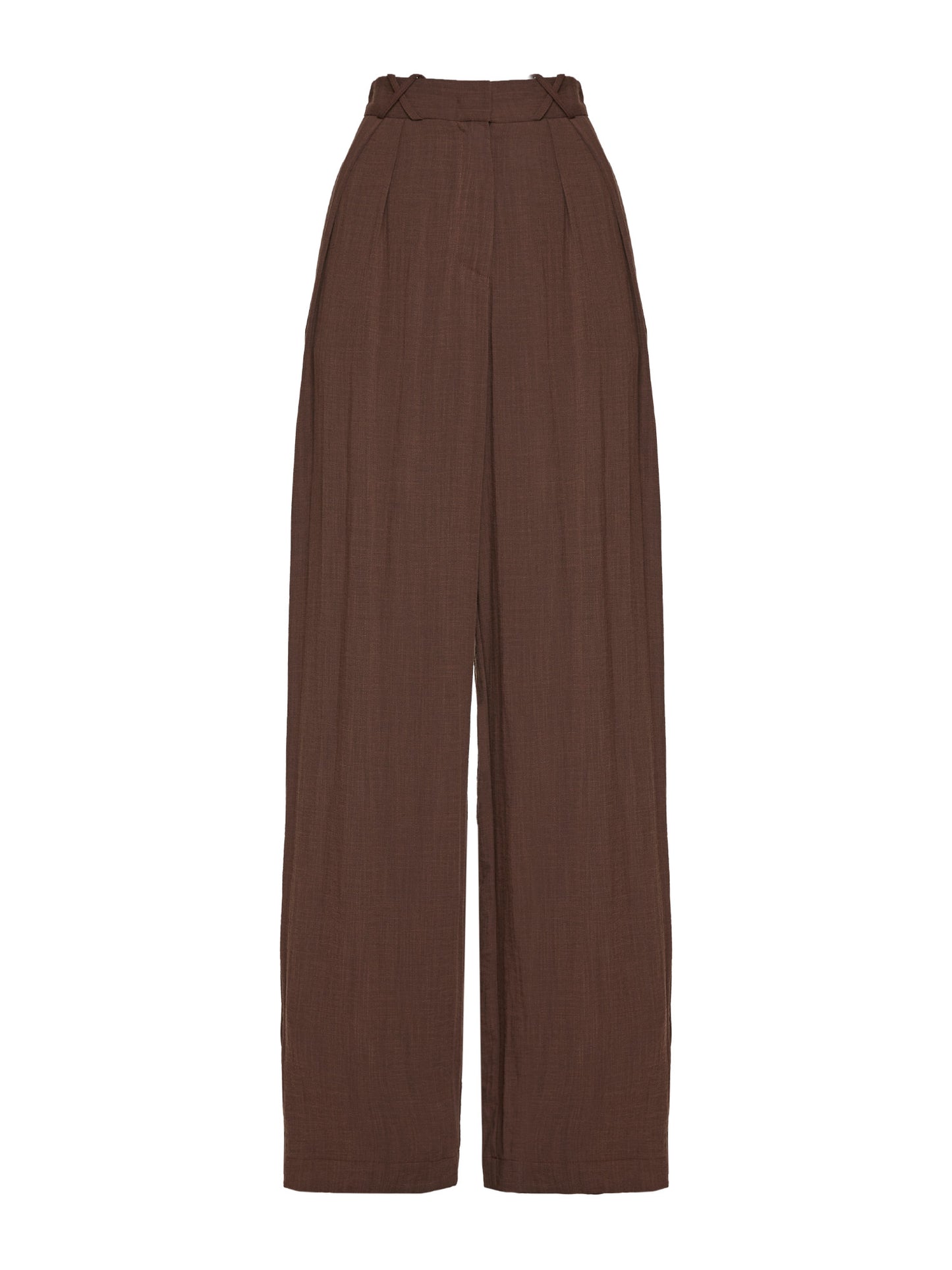 Flamed canvas trousers