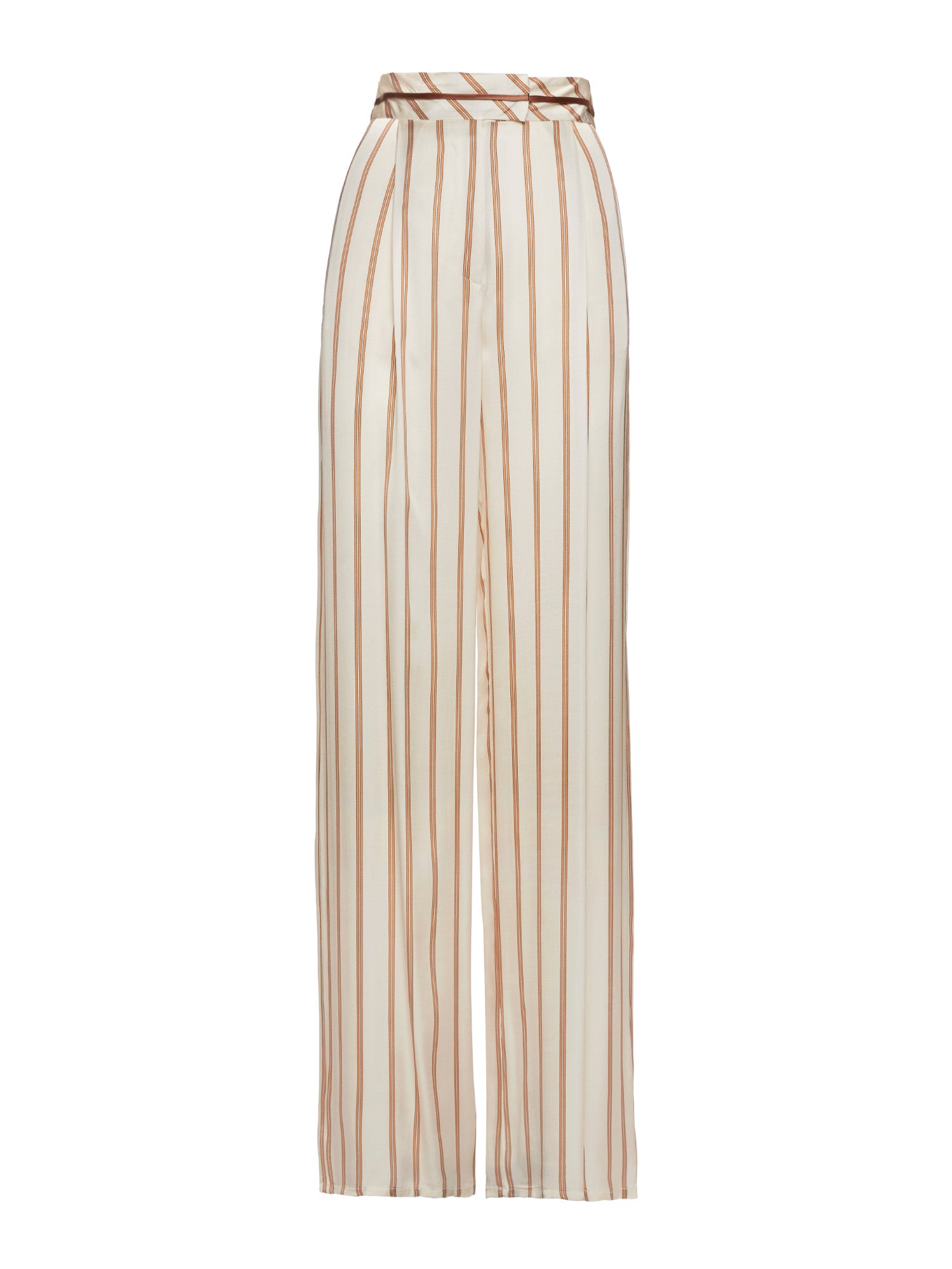 Straight trousers with pleats