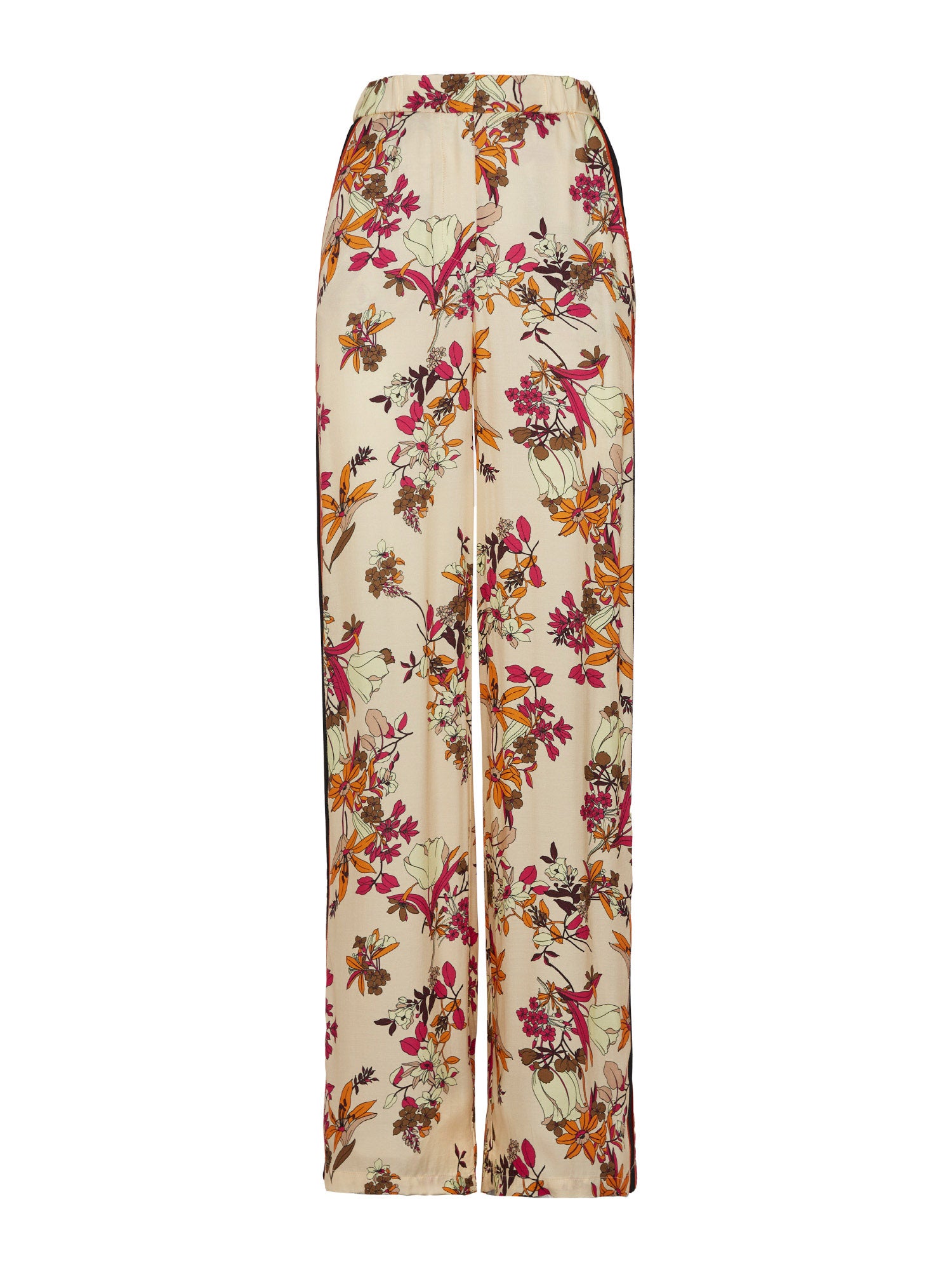 Flowing wide-leg trousers