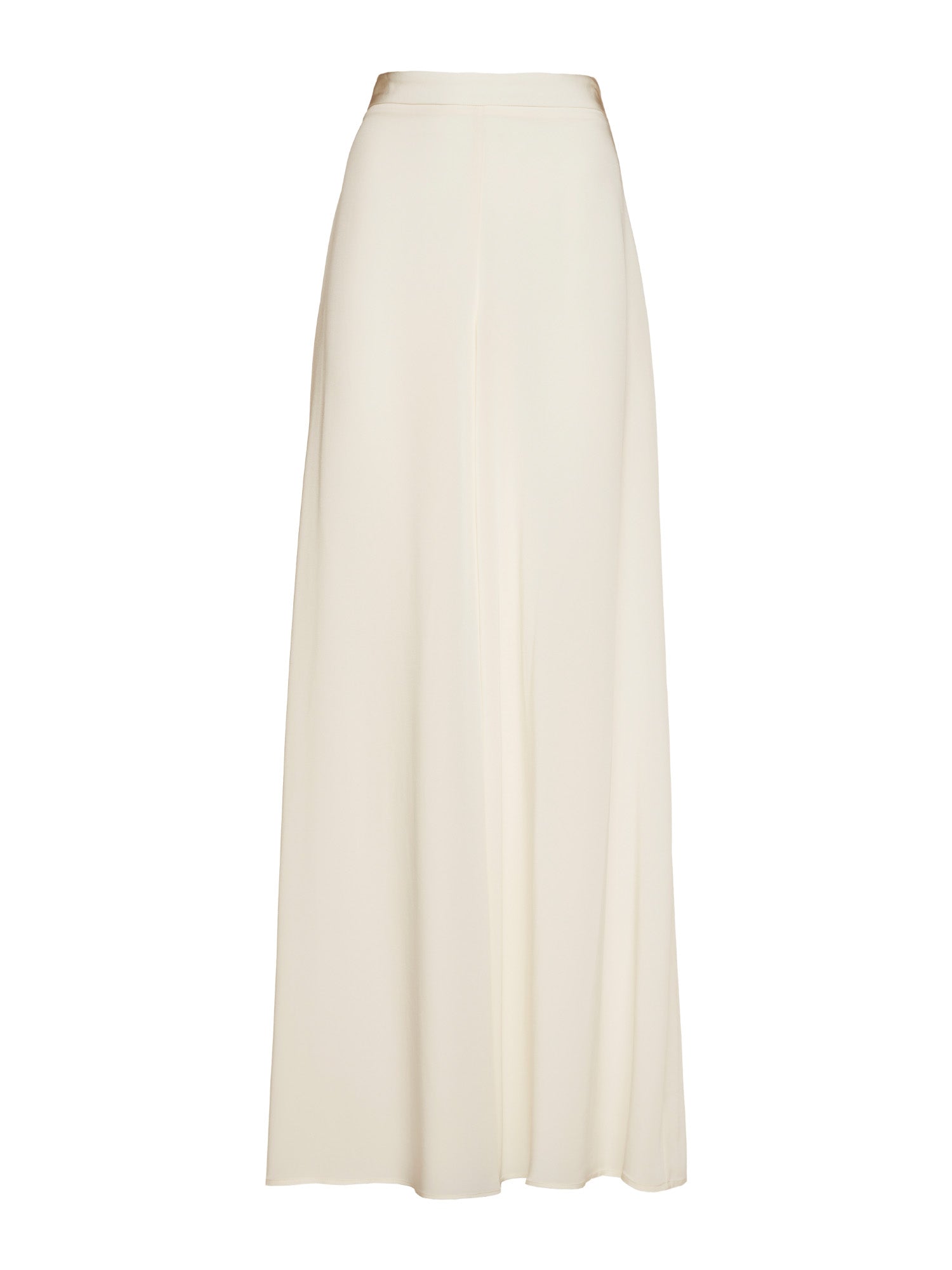 High-waisted wide-leg trousers