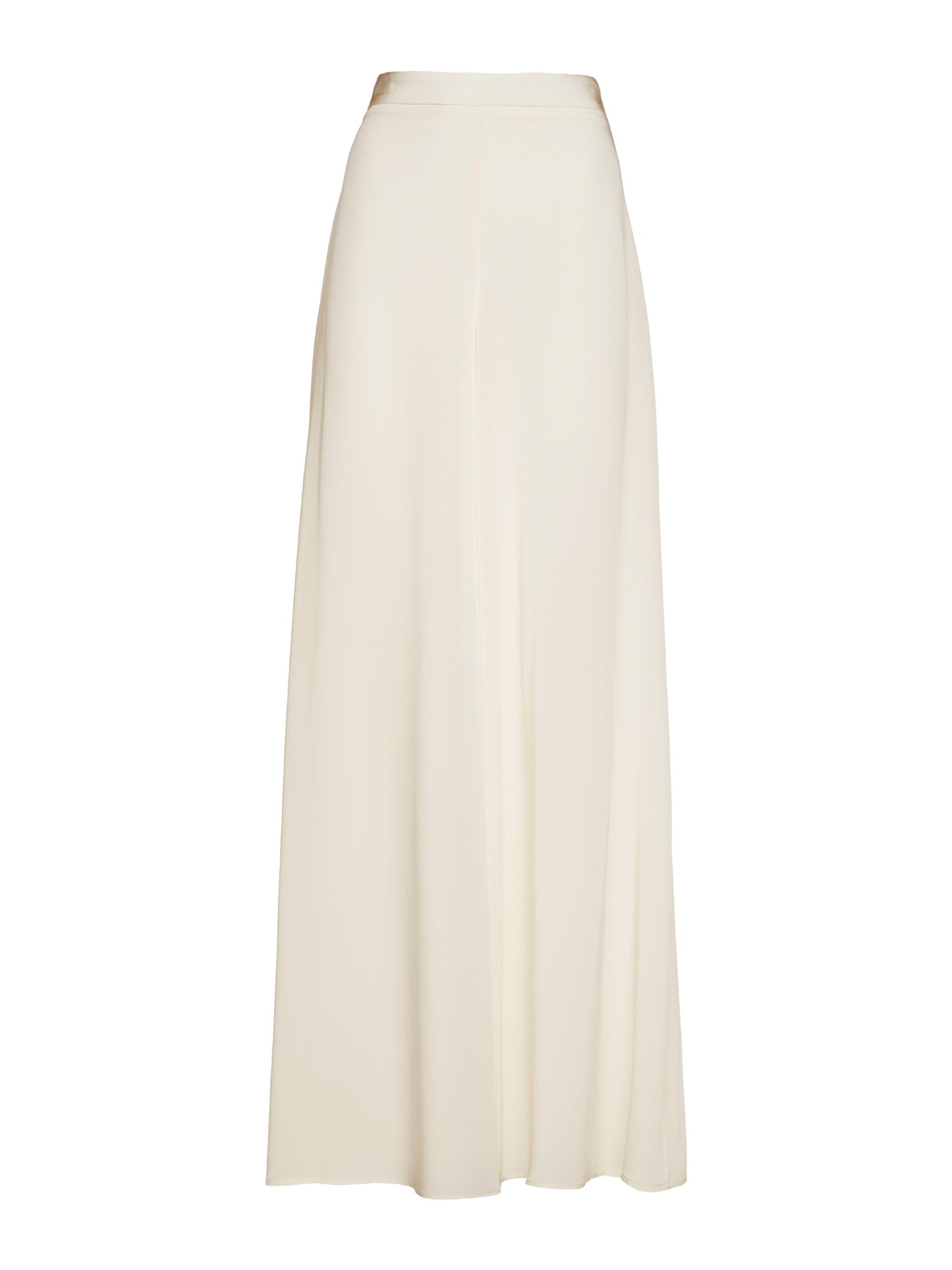 High-waisted wide-leg trousers