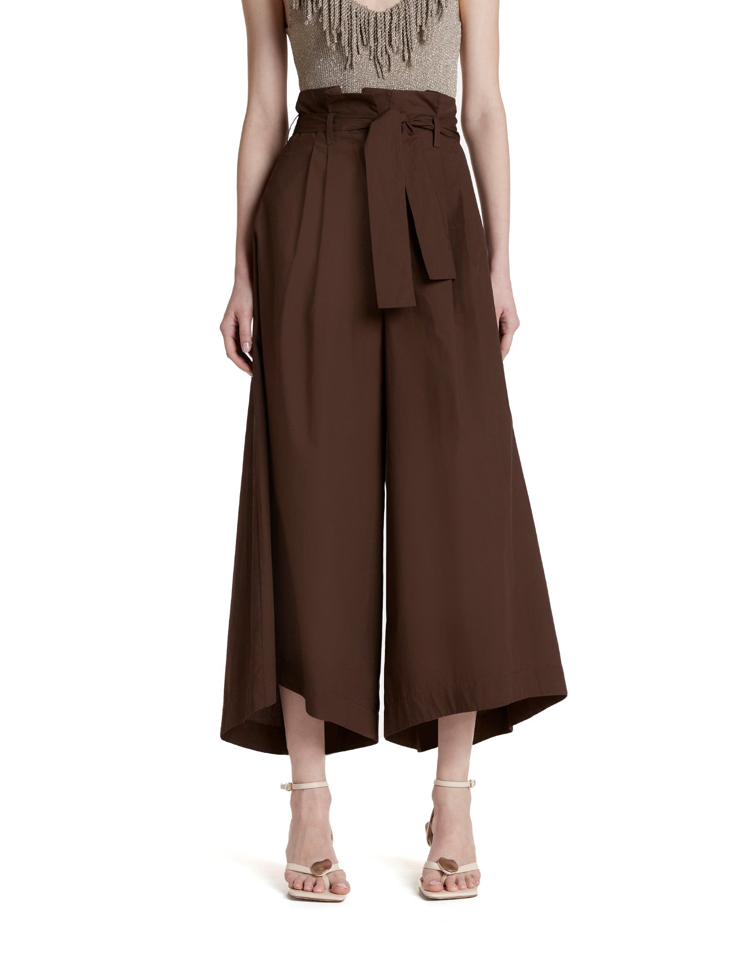 Wide-leg skirt-pants