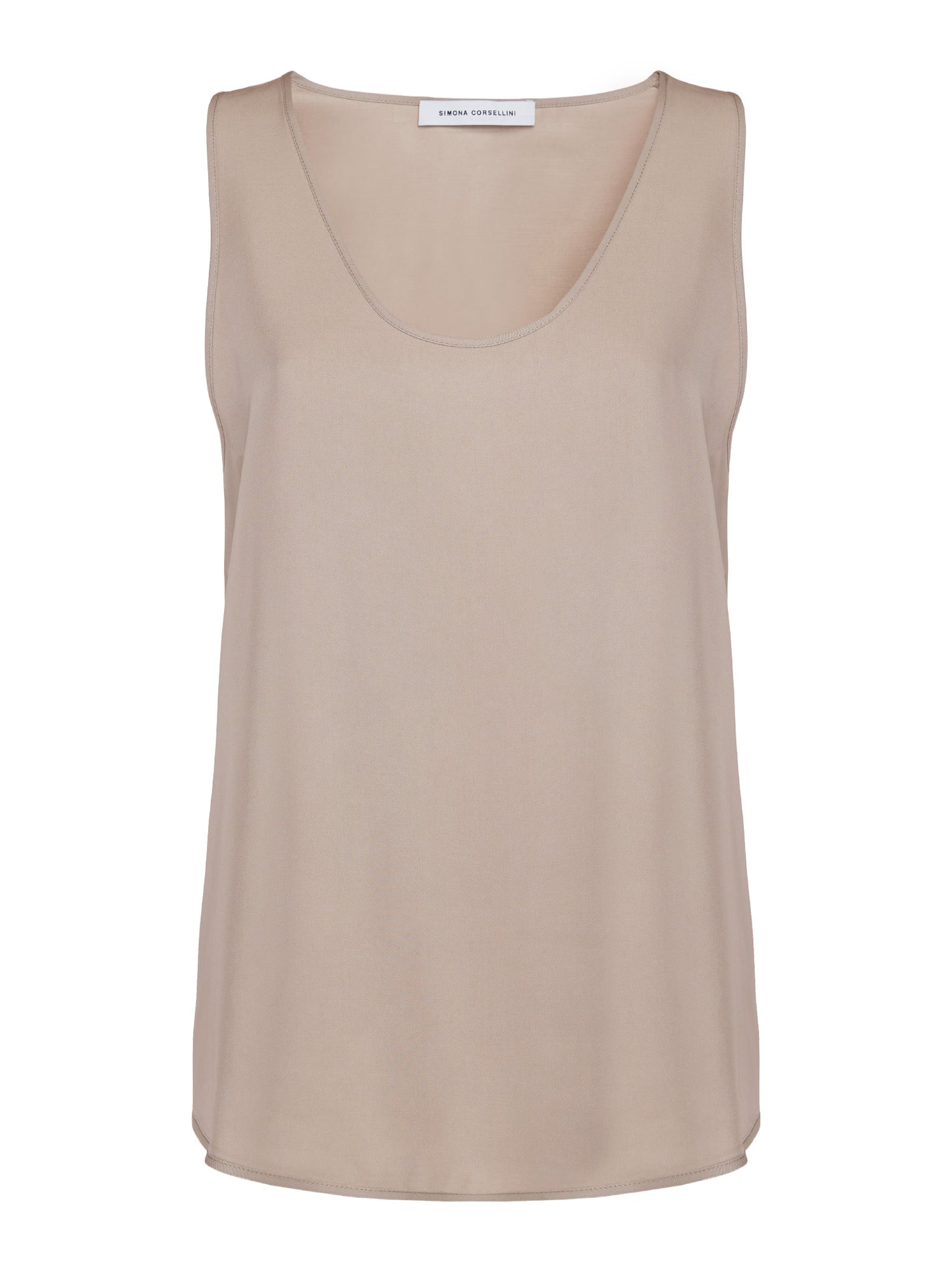Basic round neck tank top