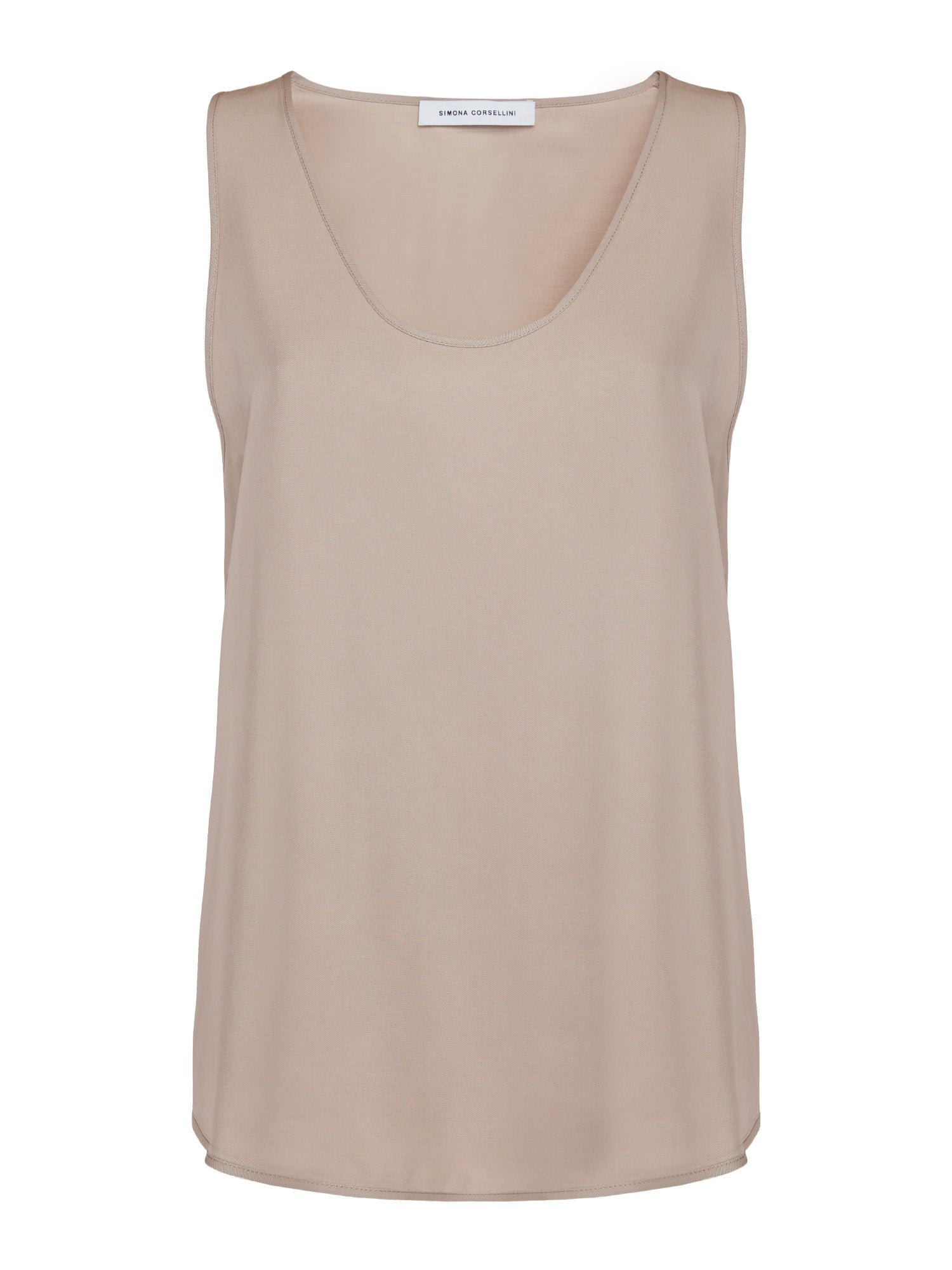 Basic round neck tank top