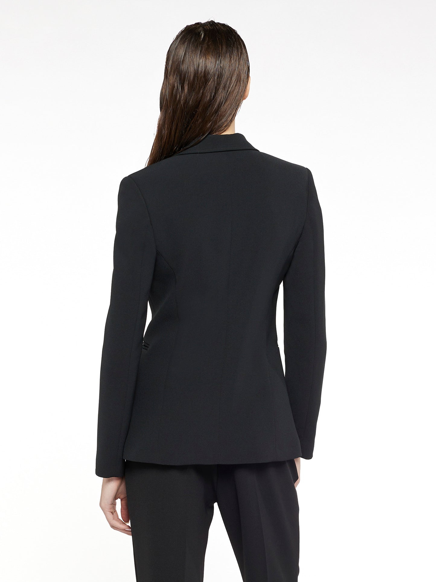 One button ultra-fitted jacket