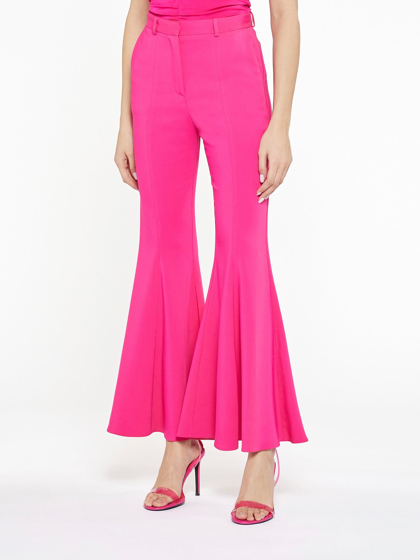 Flare oversized trousers
