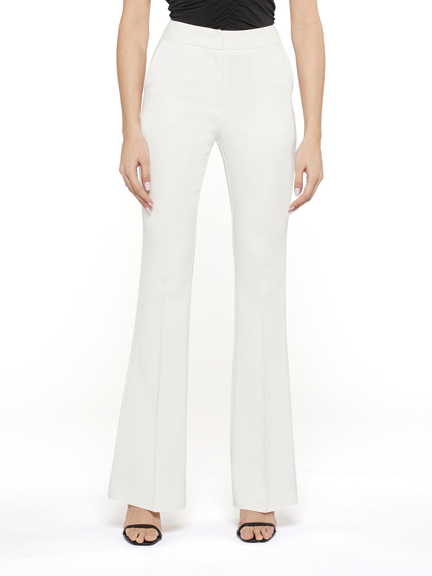 Basic flare trousers